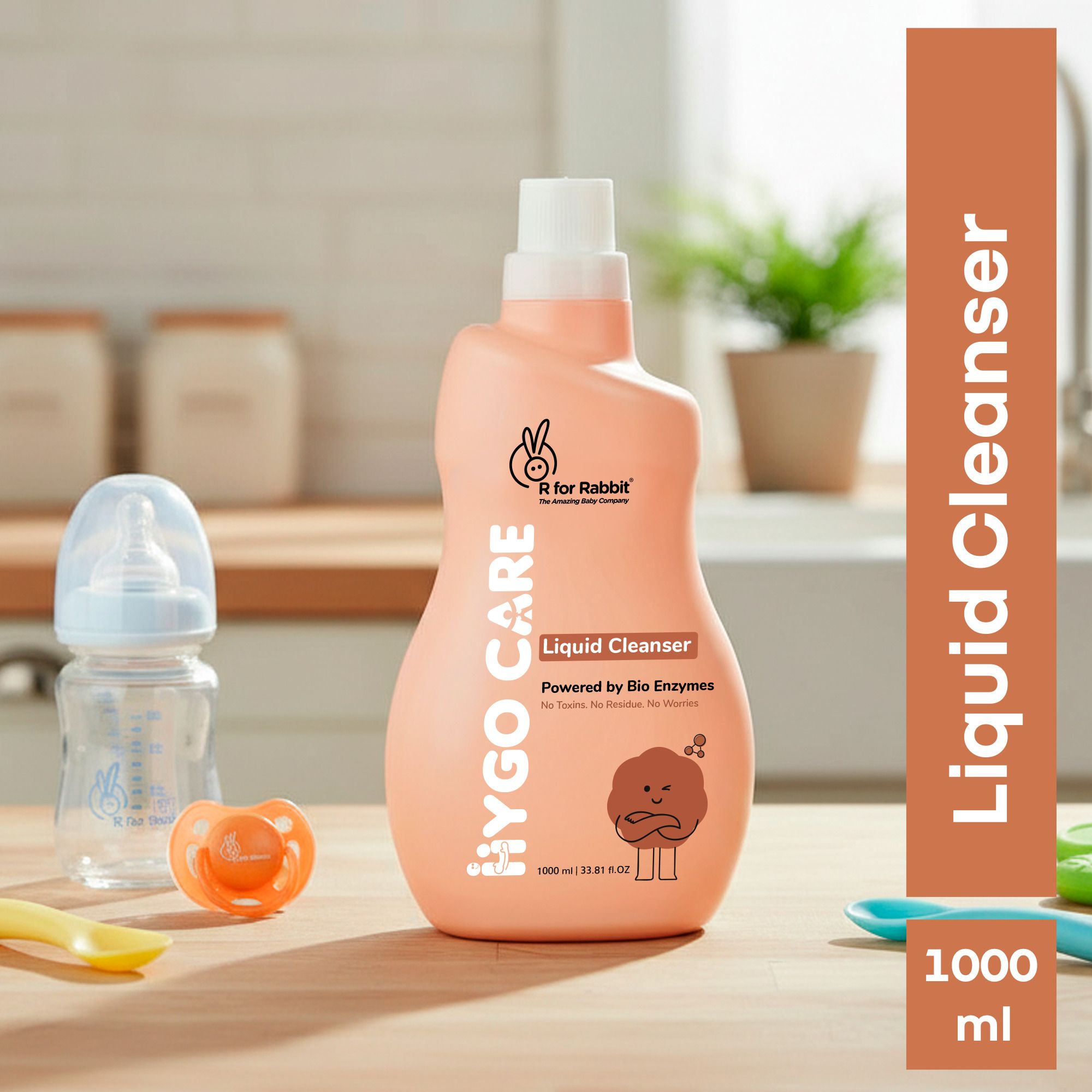 Hygocare Liquid Cleanser for Baby Bottles, Toys, Utensils and Accessories-1000ml-image-24