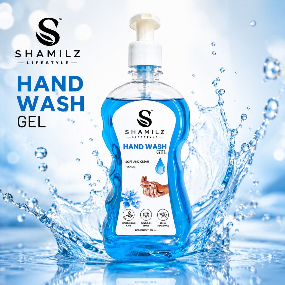 SHAMILZ Moisturising Gel Hand Wash Aquatic Scent 500ml-image-0