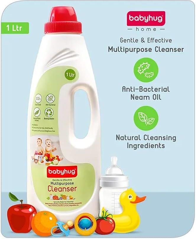 Cleanser for Baby-Safe Cleaning | Multipurpose Surface Cleaner for Toys & Floors-image-13