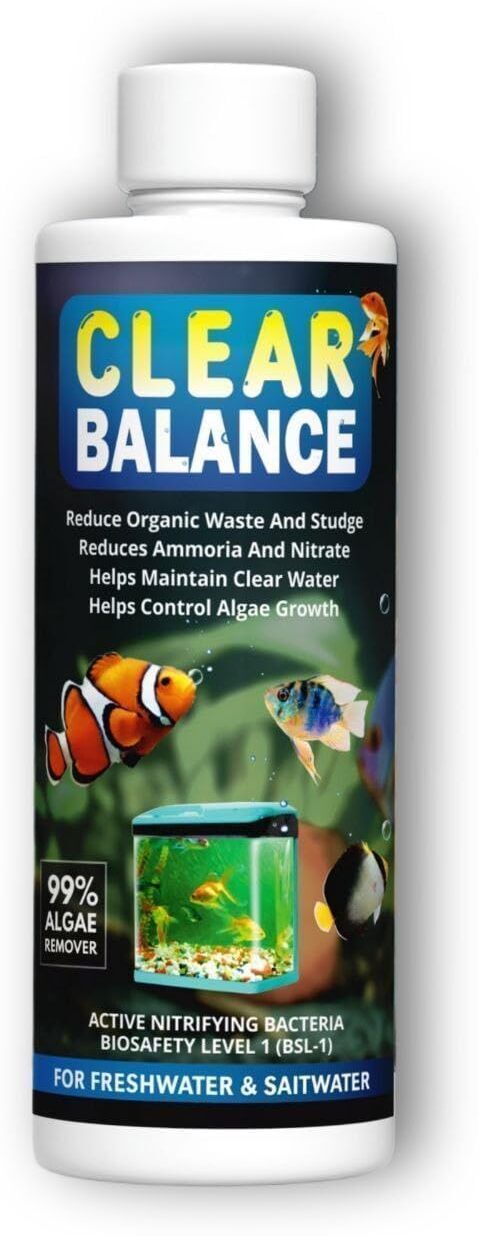 ornika Aquarium Water Purifier Clear Balance Fish-Safe Biological Cleaner 120ml Solvent Aquarium Cleaner-picture-17