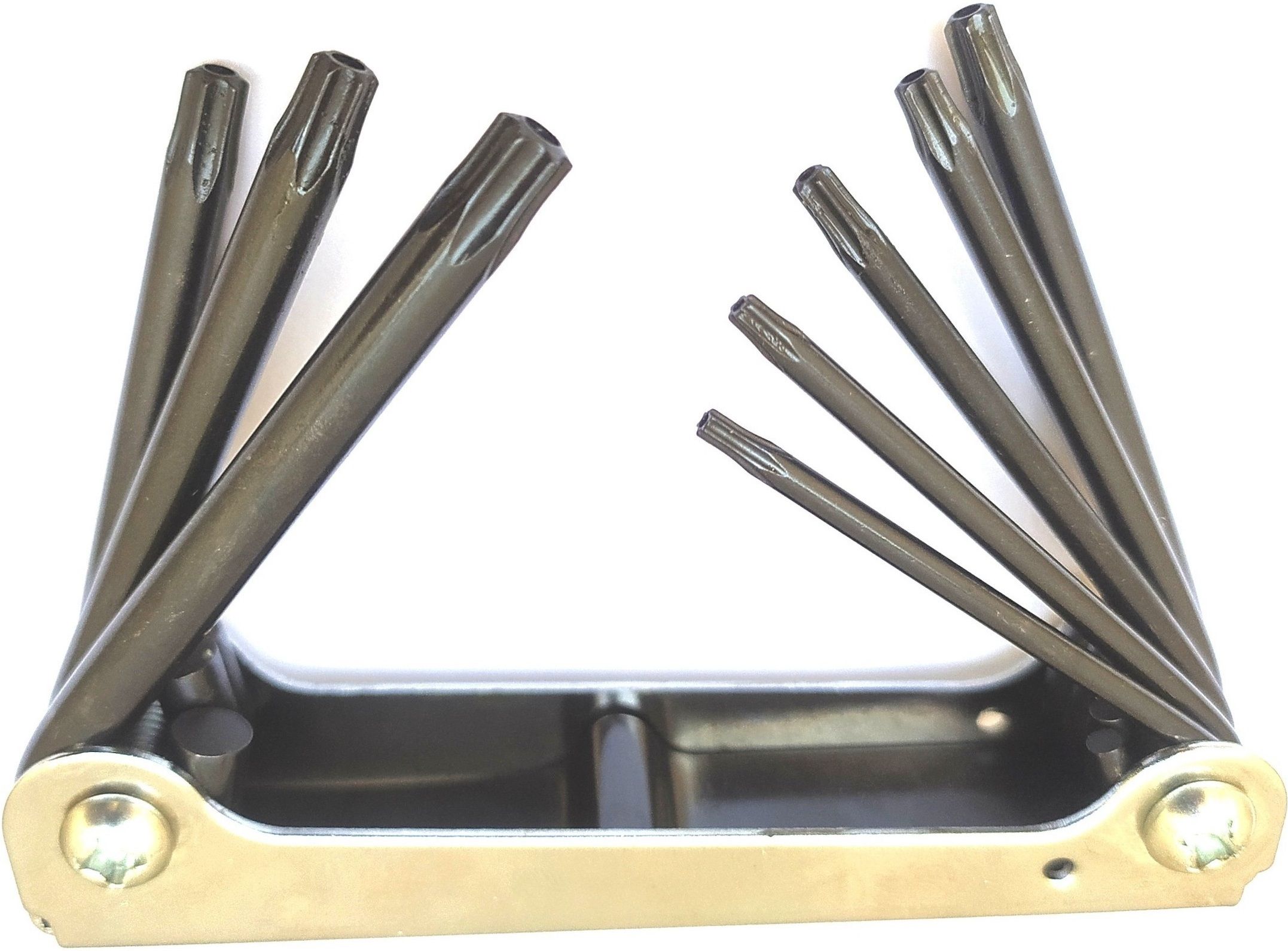 inditrust new High Quality 8pc folding Torx allen key Size T9 T10 T15 T20 T25 T27 T30 &T40 Folding Allen Key Set-picture-41