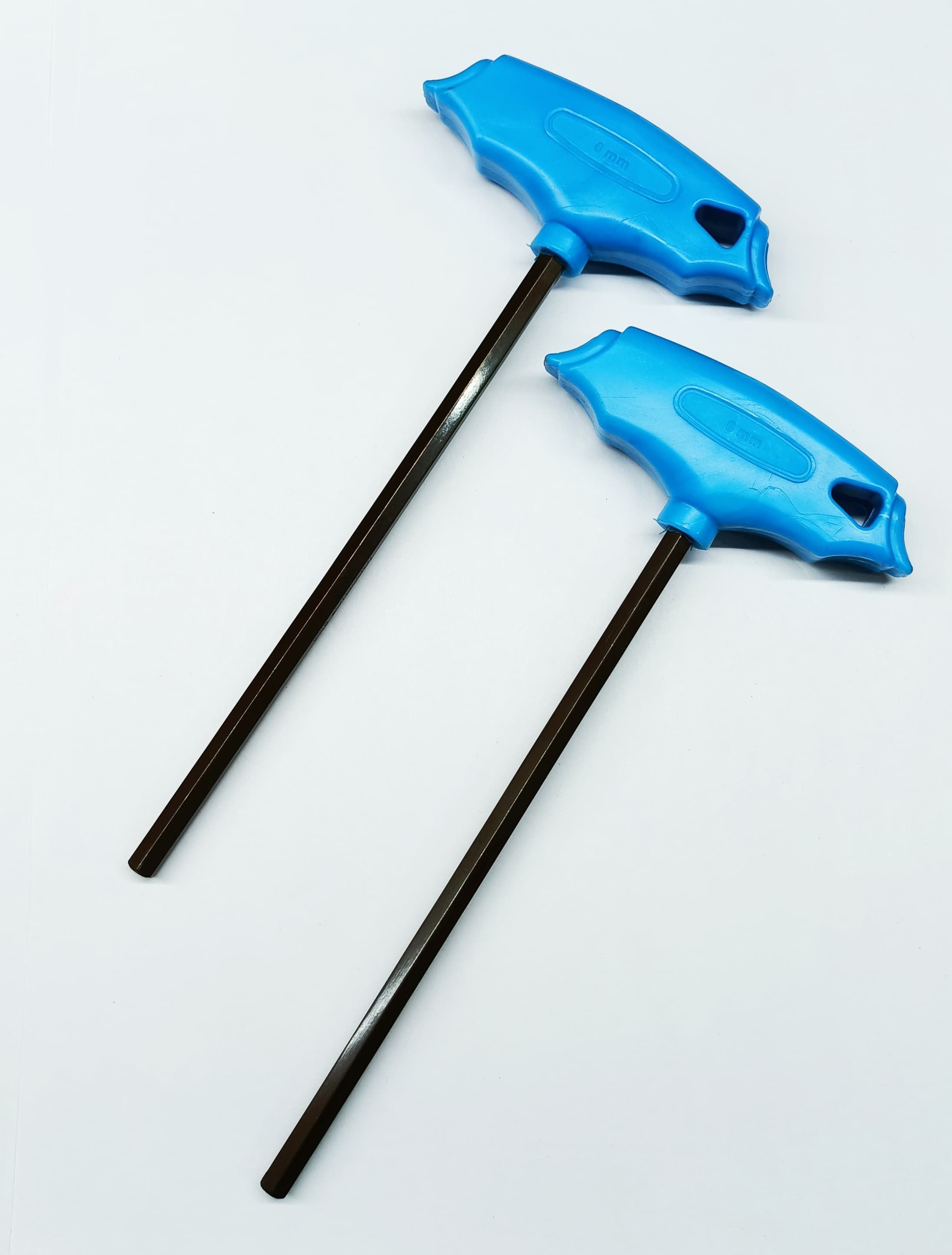 6mm x 2 T-Type Allen Key, Hardened and Tempered, Professional Quality, Anti Rust Allen Key Set-image-20