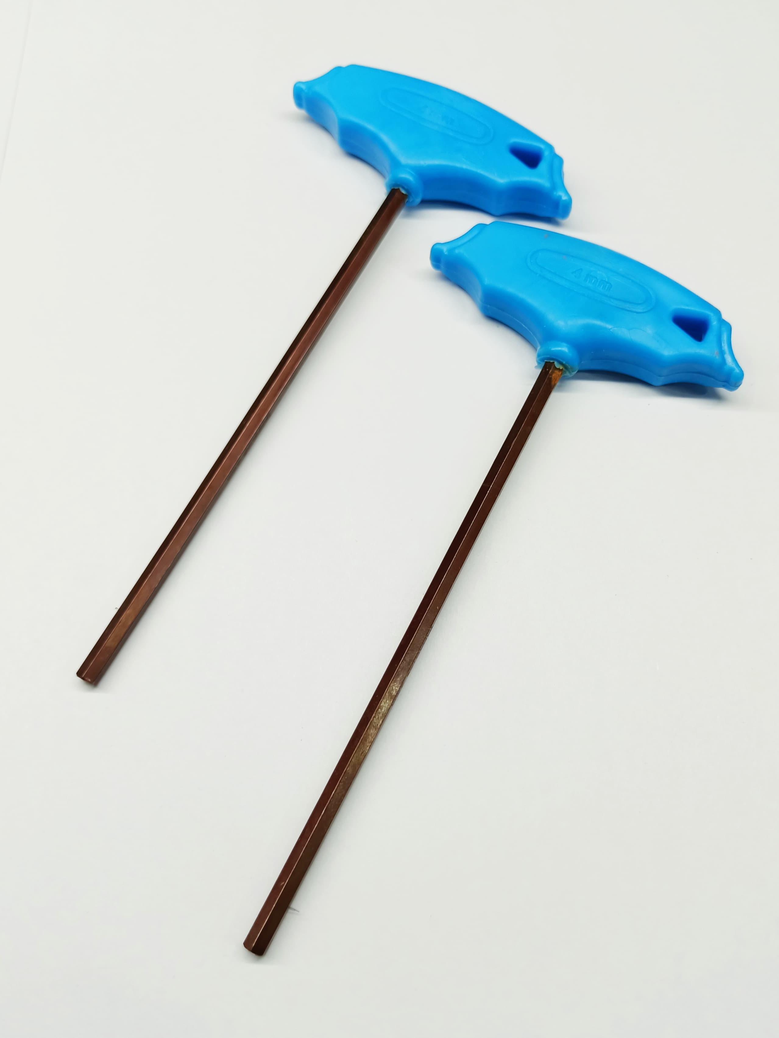 4mech 4mm x 2 T-Type Allen Key, Hardened and Tempered, Professional Quality, Anti Rust Allen Key Set image 1