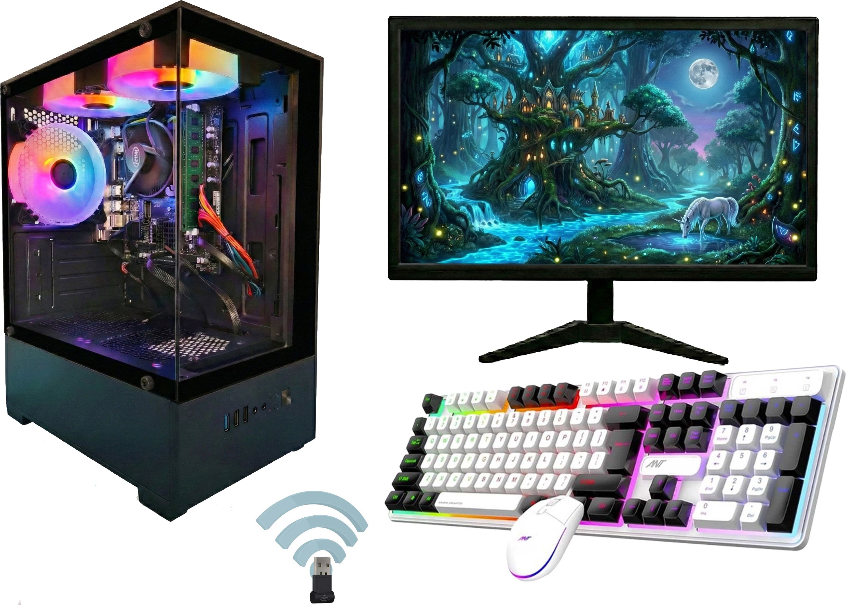 MIRHA GAMEING ROBUST Core i5 (16 GB Unified/500 GB/128 GB SSD/Windows 11 Home/19 Inch Screen/ROBUST i5-4590-16GB RAM-128GB SSD-500GB HDD-19IN DISPLAY-MOUSE KEYBORD-WIFI) with MS Office-image-42