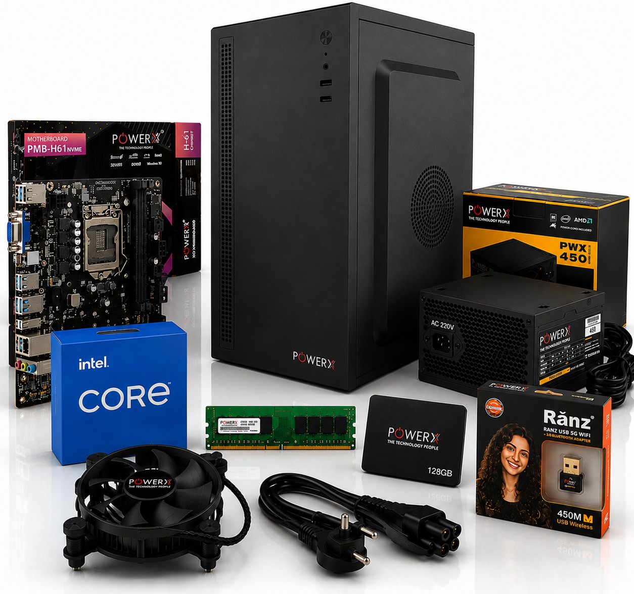 Ambytek Vertex Core i3 (3rd Gen) (8 GB / 256 GB / Windows 10) Assembled Desktop Computer-image-36