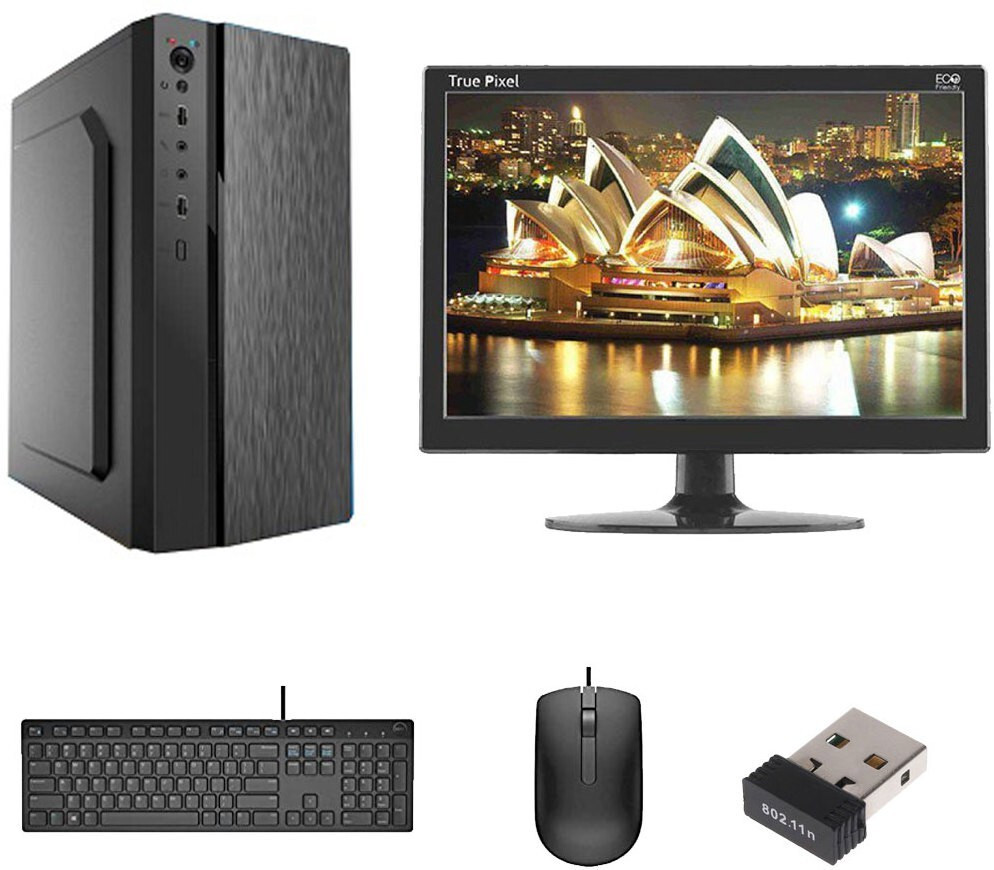 DZAB AllInOne/With Wifi Core 2 Duo (4 GB DDR2/500 GB/Windows 7 Home Basic/512 MB/15.1 Inch Screen/DZABAllInOneWithWifiCore2Duo) image 1