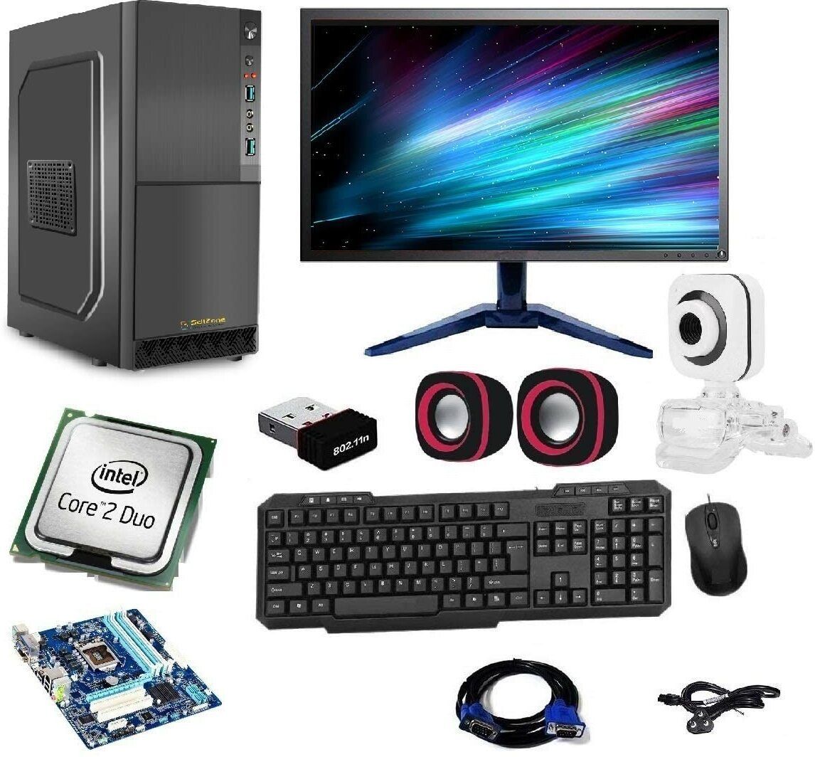 TECH- Assemblers Assembled Desktop Computer Celeron Dual Core (4 GB DDR3/1 TB/Windows 10 Pro/15.4 Inch Screen/Assembled Desktop Computer, Intel Dual Core 2.6 Ghz Pentium Processor) with MS Office-image-48