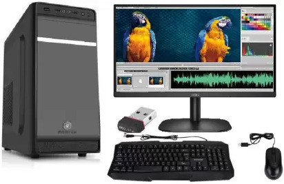 TECH- Assemblers Z Core i3 (8 GB DDR3/500 GB/119 GB SSD/Windows 10 Pro/1 GB/18.5 Inch Screen/3 3rd/500gb/8gb/wifi/12ssd) image 1