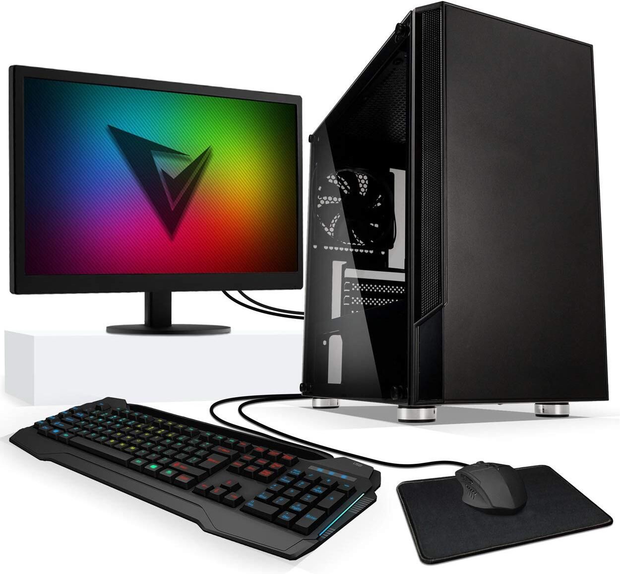 E SMART ENTERPRISE All in one Assemble Desktop Core i3 (8 GB DDR3/500 GB/128 GB SSD/Windows 10 Pro/DDR3/19 Inch Screen/Intel Core i3 3RD GEN DESKTOP) with MS Office-image-36