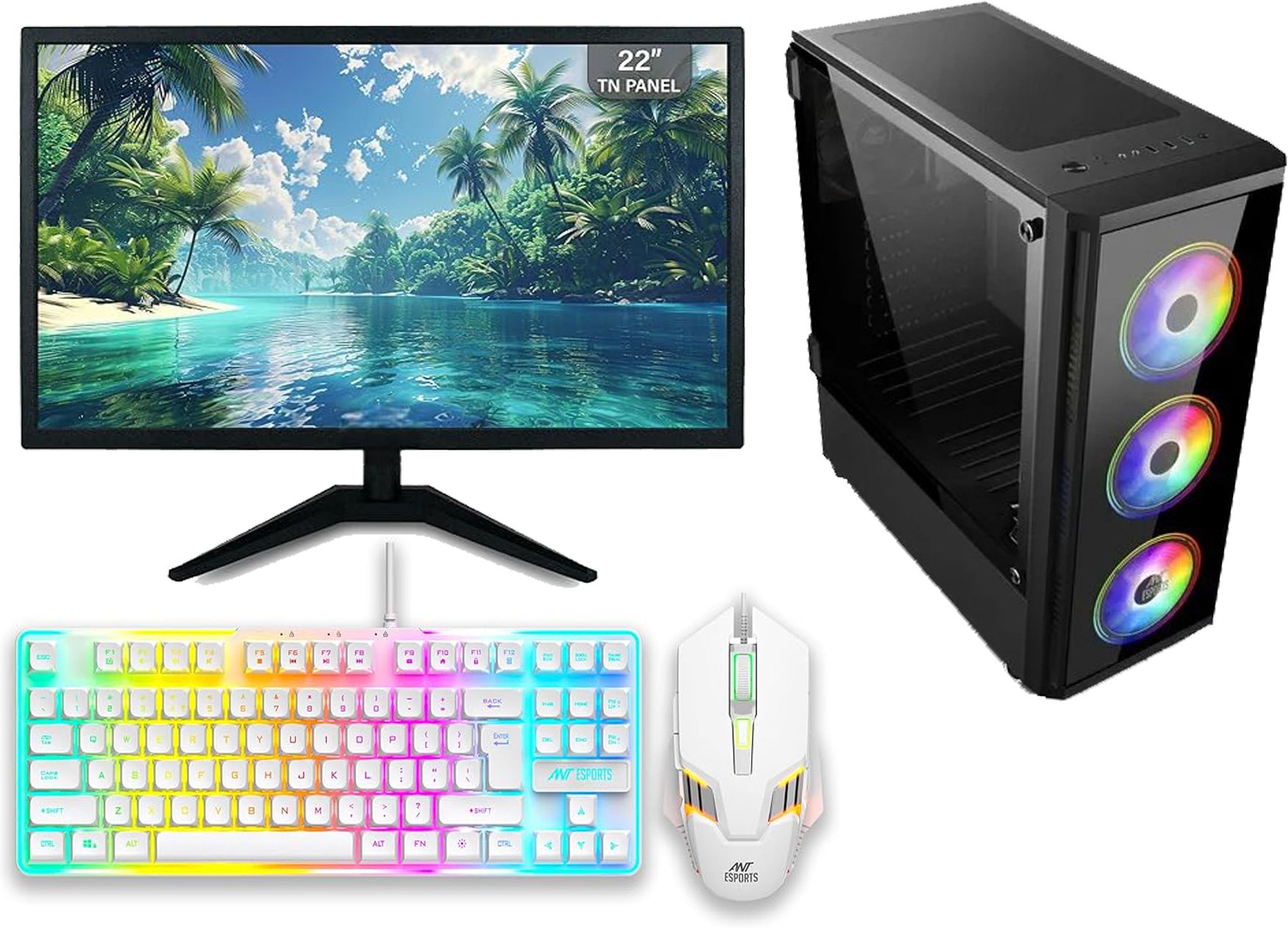 LUISA GAMING Core i5 (16 GB DDR4/256 GB SSD/Windows 11 Home/512 MB Intel® HD Graphics 2500/22 Inch Screen/LUISAGLXI53470S16GB256GBNVME) with MS Office-image-32