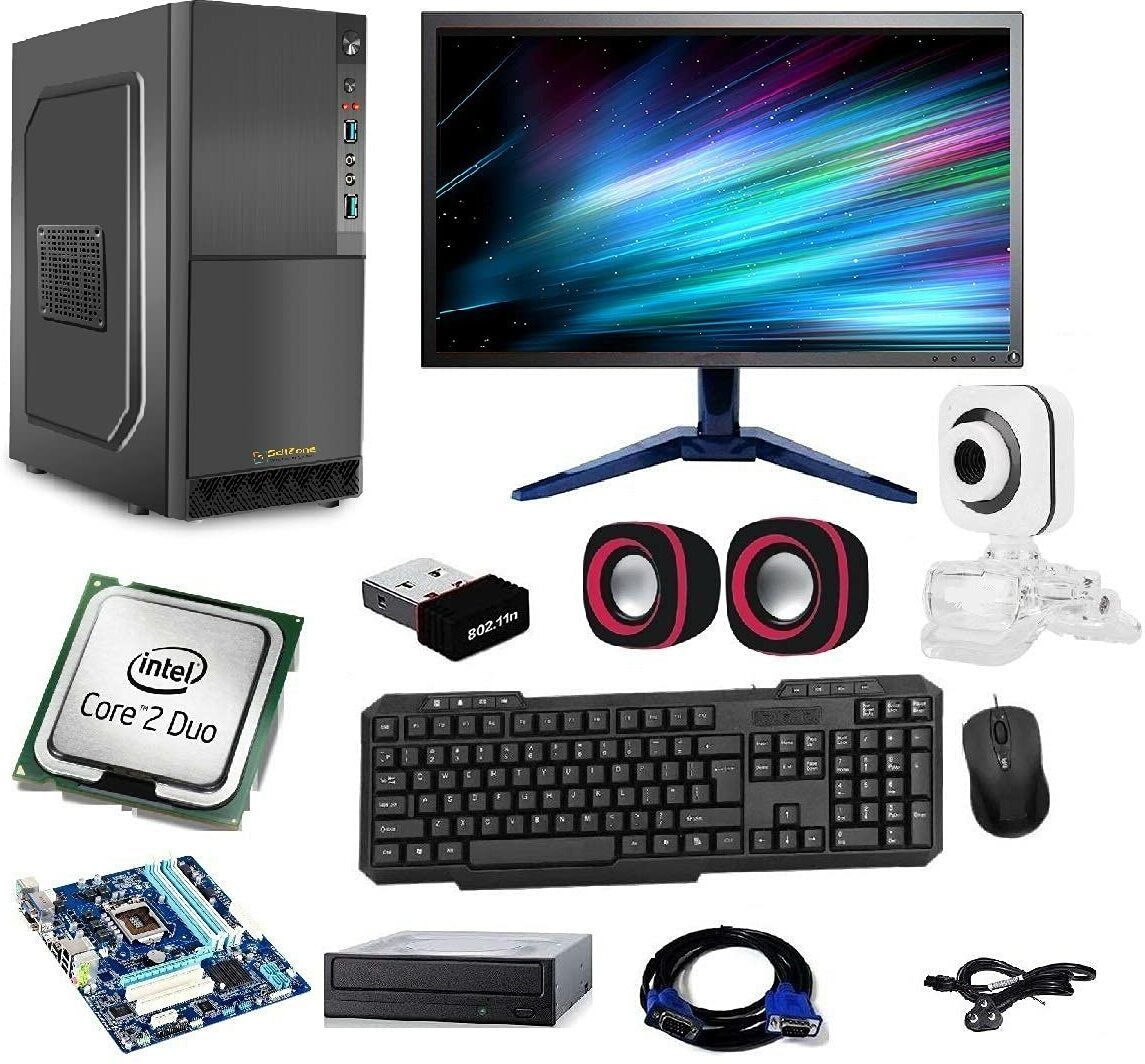 TECH- Assemblers Assembled Desktop Computer Core 2 Duo (4 GB DDR2/1 TB/Windows 7 Ultimate/17 Inch Screen/Assembled Desktop Intel Core 2 Duo 3.0GHZ, G31 Motherboard, 17" LED Monitor) with MS Office-picture-31