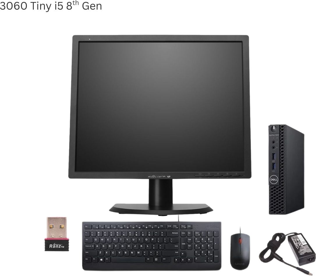 Nayajaisa (Refurbished)OptiPlex 3060 Tiny i5 8th 8-512 22 Inch Sq.AIO Core i5 (8 GB DDR4/512 GB SSD/Windows 10 Pro/22 Inch Screen/KB & Mouse/VGA/Ethernet/Wi-Fi /USB 3.0/Win10 & MSO) with MS Office-image-16