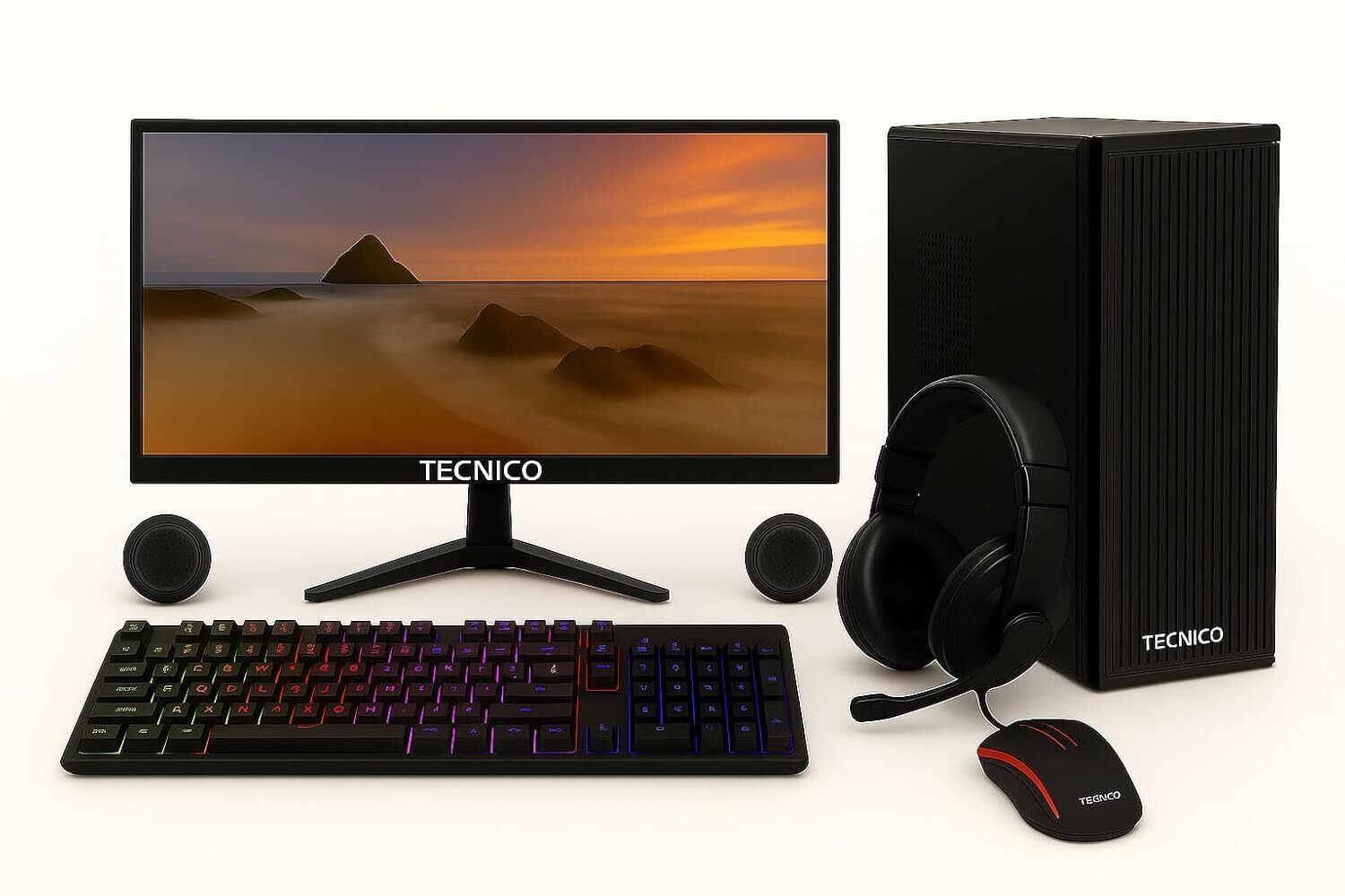 TECNICO TECNICO I5 4 16 512 VICTORY Core i5 (4th Gen) (8 GB DDR3/512 GB SSD/Windows 11 Home/20 Inch Screen/Victory Desktop CPU Set, Keyboard Mouse Set, WiFi 6, 20"Monitor) with MS Office-image-9