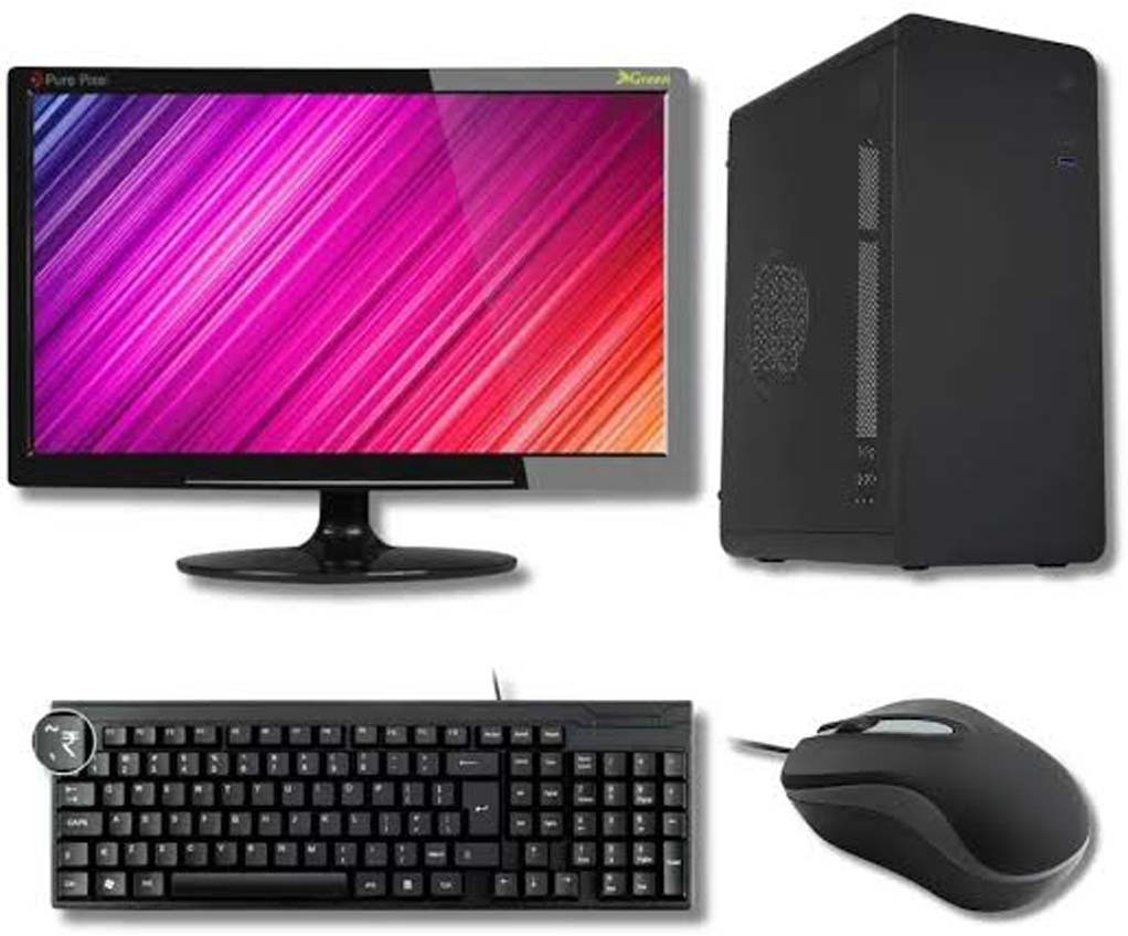 Assambled all in one i7 Core i7 (16 GB DDR4/2 TB/256 GB SSD/Windows 11 Home/22 Inch Screen/AMBER ALL IN ONE i7) with MS Office image 1