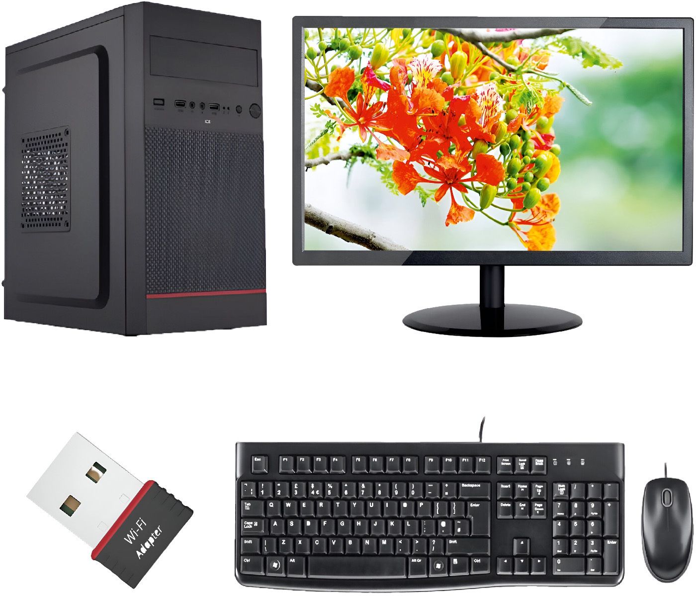 SNEXT CORE I5 Core i5 (16 GB DDR4/512 GB SSD/Windows 10 Pro/19 Inch Screen/Full Computer Setup 1) with MS Office-image-46