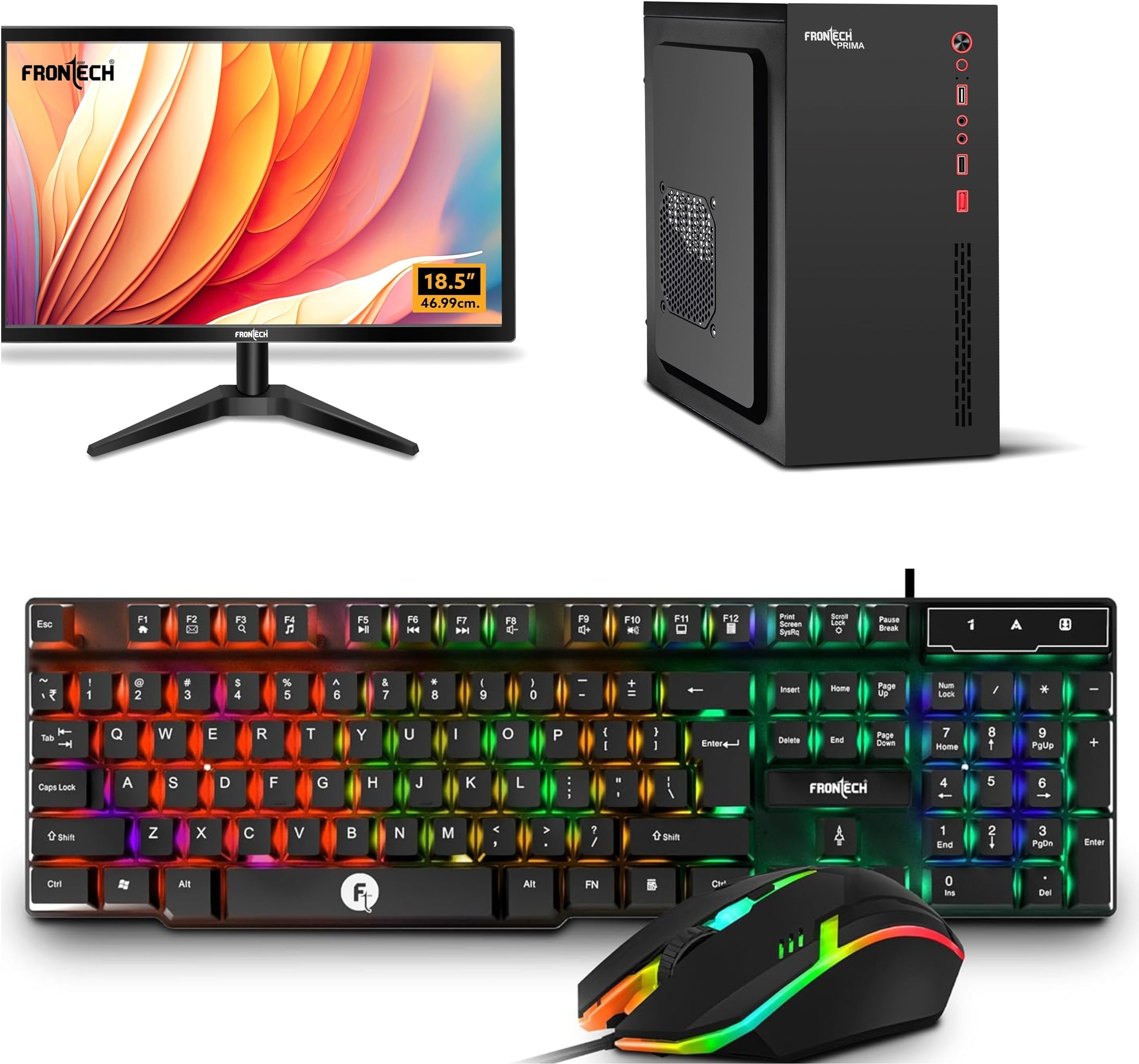 Frontech All In One Core i7 (7th Gen) (16 GB DDR4/512 GB SSD/Windows 10 Home/20 Inch Screen/7th Gen I7)-image-7
