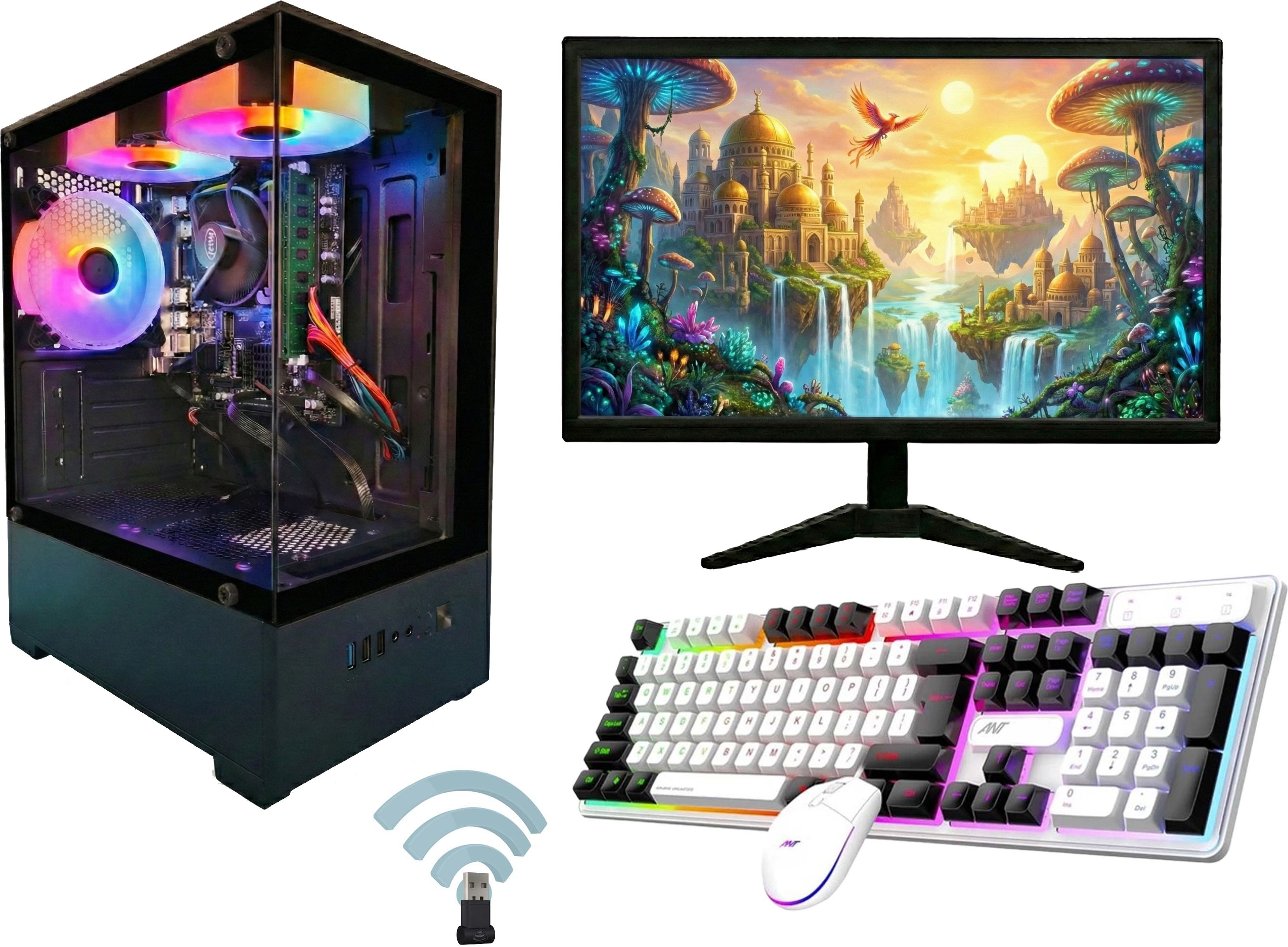 MIRHA GAMEING ROBUST Core i5 (16 GB Unified/500 GB/256 GB SSD/Windows 11 Home/22 Inch Screen/ROBUST i5-4590-16GB RAM-256GB SSD-500GB HDD-22IN DISPLAY-MOUSE KEYBORD-WIFI) with MS Office-image-47