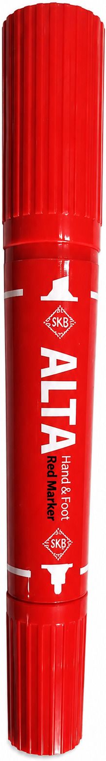 altaa Dual Tip Red Waterproof Alta Pen for Hand and Foot, Pack of 1 Alta-image-26