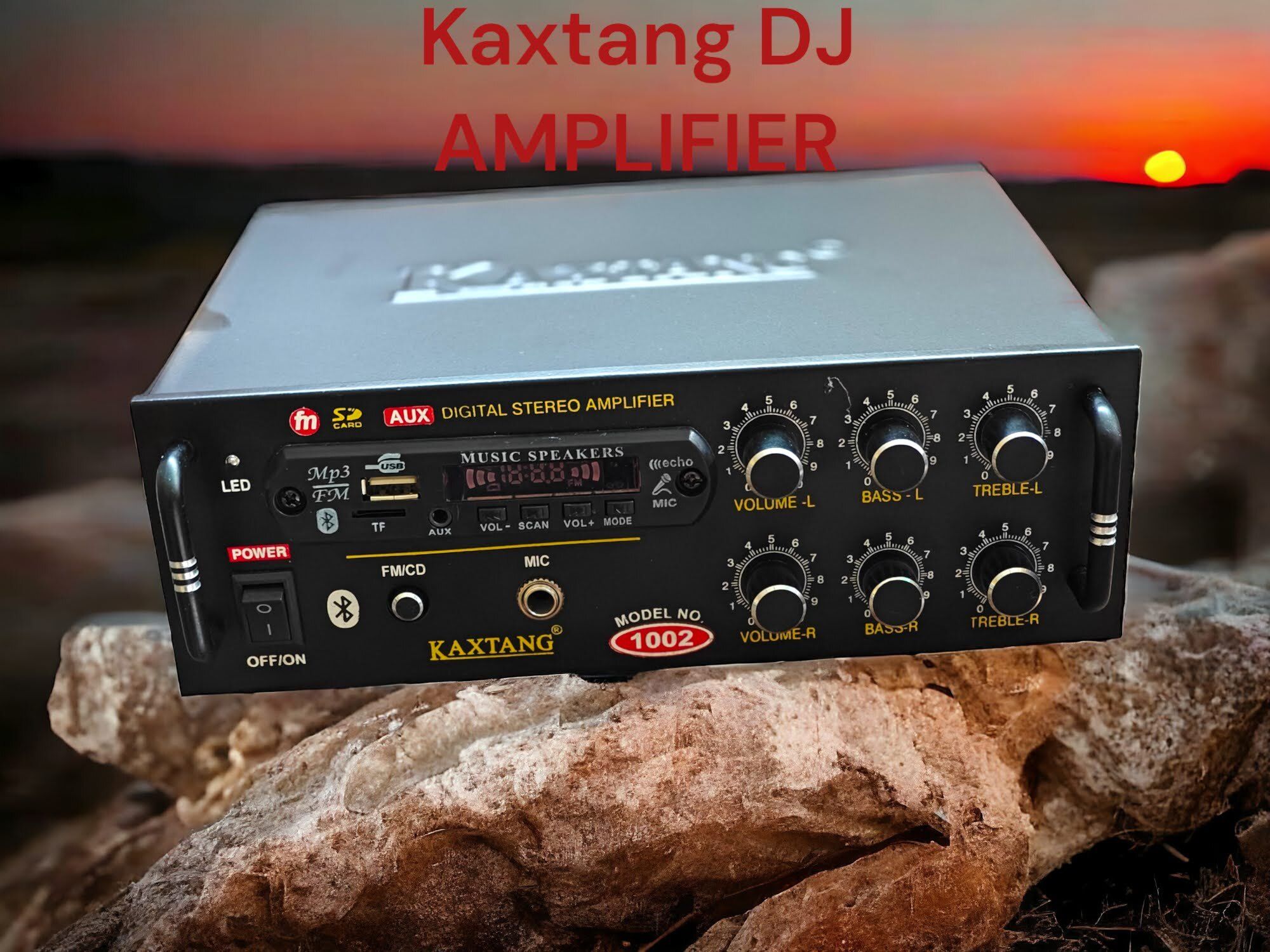 remix 1002 Full Black Digital Stereo With BT/ USB/ SD-Card /FM /AUX 5000 W AV Power Amplifier-image-10