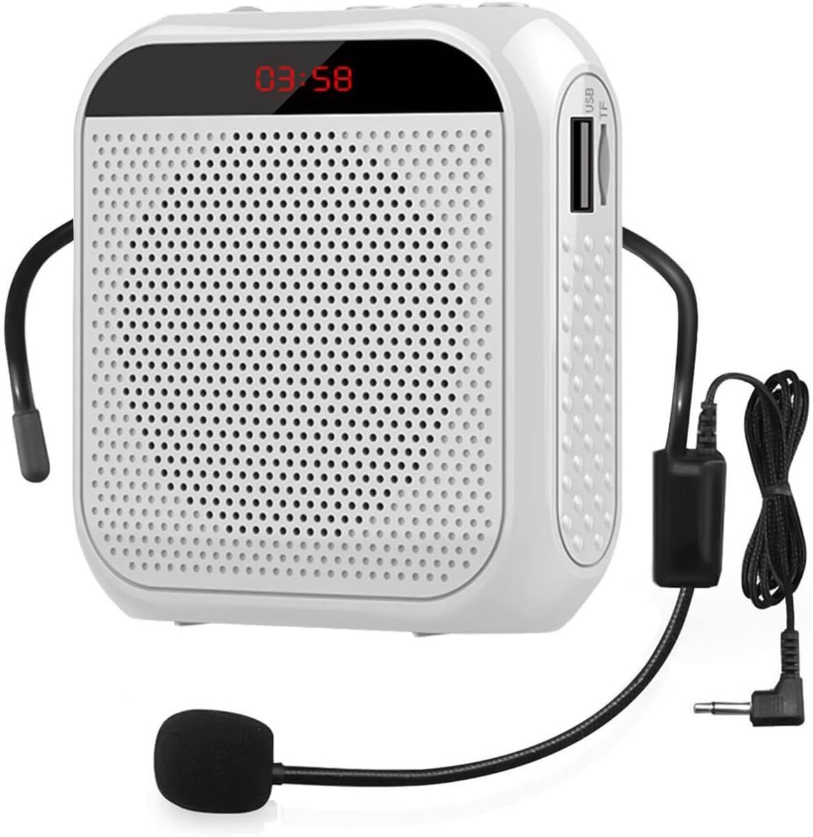 zitronix Portable Voice Amplifier with Headset for Teachers 2200mAh 8 W AV Power Amplifier-picture-12