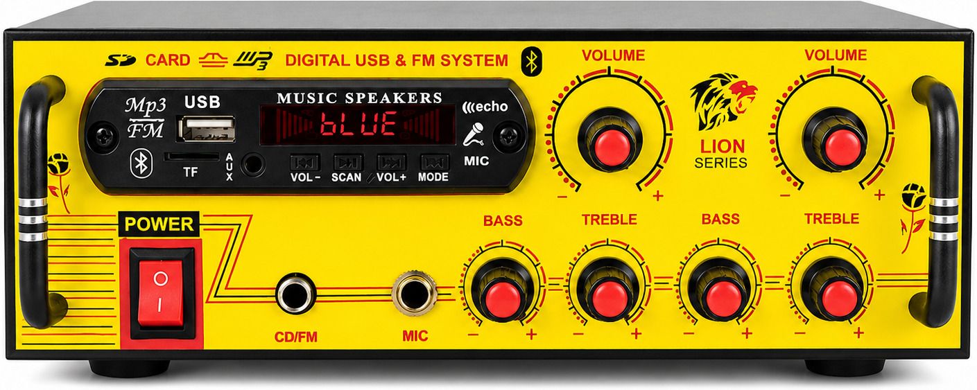 4440 IC DJMachine Amplifier 5000 W Bluetooth USB/SDCard /FM RADIO/MIC/AUX Input 120 W AV Power Amplifier-image-22