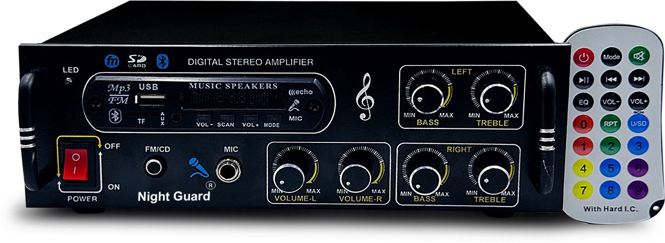 4440 IC DJBluetooth home amplifier,FM radio,Remote,USB/SDCard Slot,AUX/MIC Input 160 W AV Power Amplifier-image-4