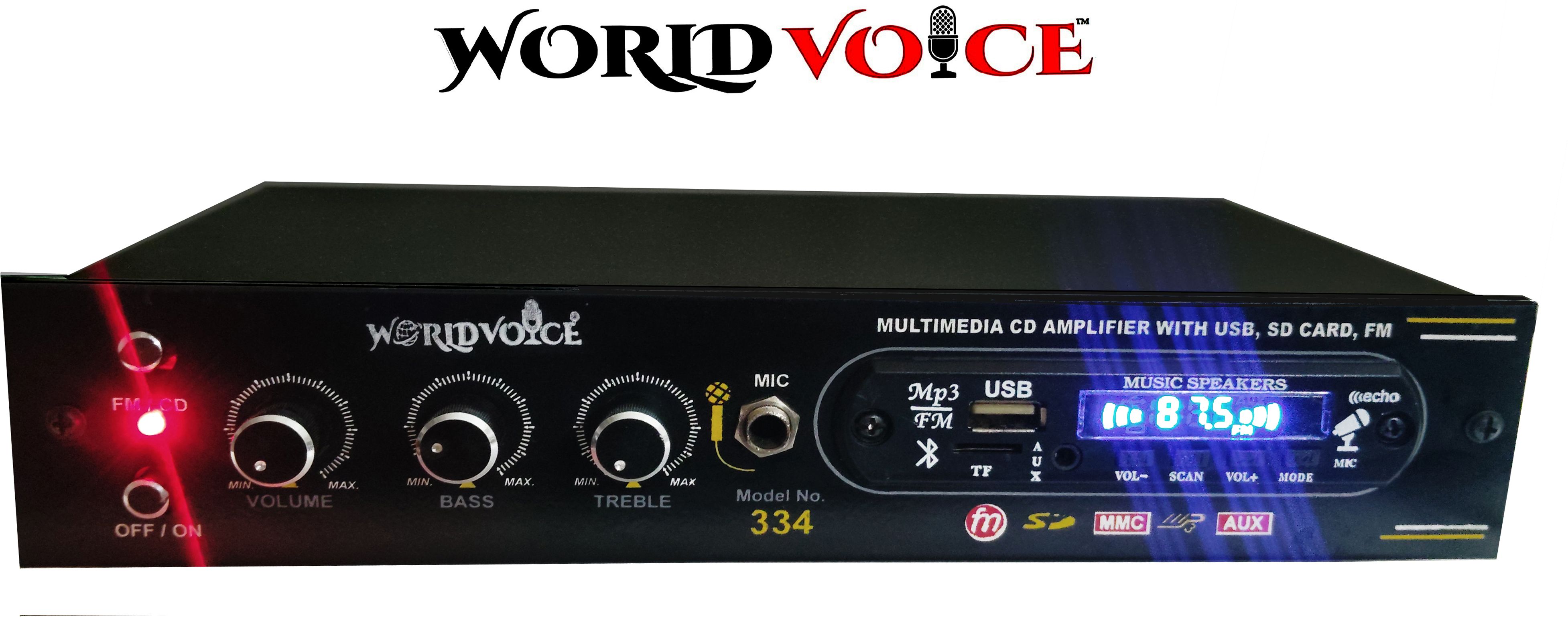 Gold Series WV-SLIM Bluetooth with BT/USB/FM/MP3/SD-MMC/AUX/MIC 4440 Double IC 160 W AV Power Amplifier-image-48