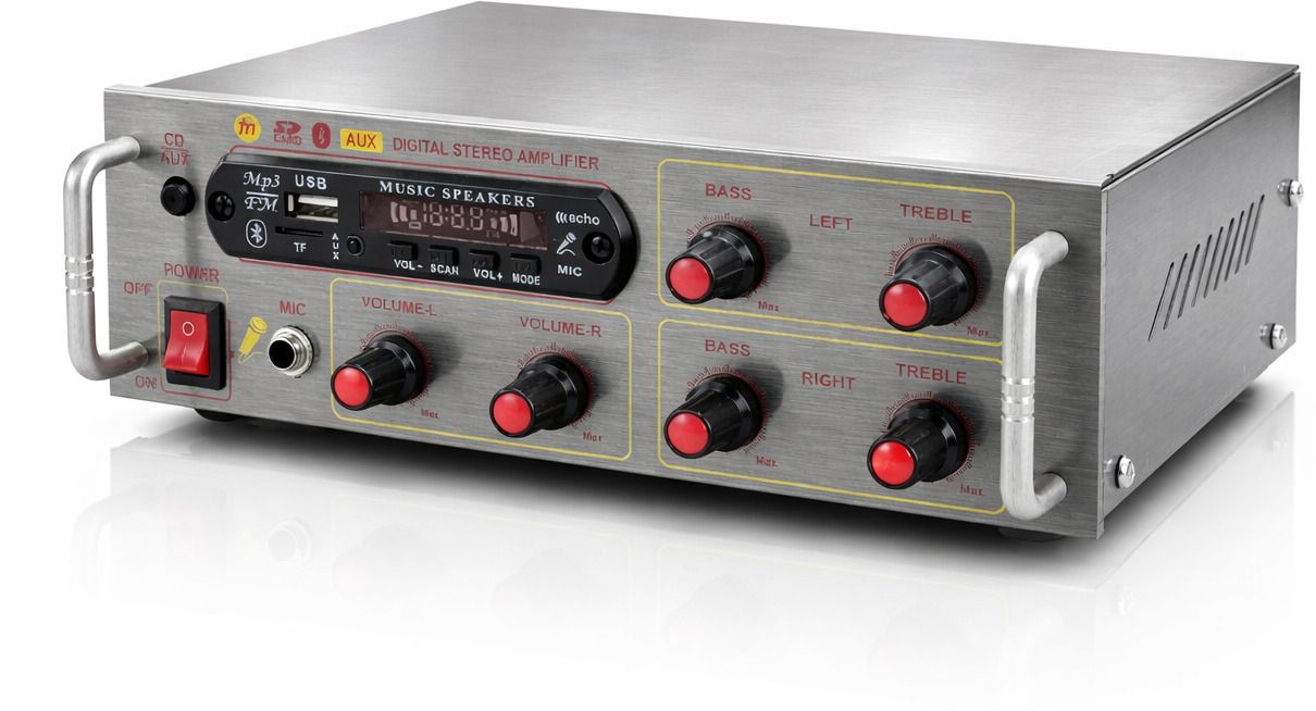 night guard Amplifier 4440 Double IC DJ Machine Digital 5000 W BT/ USB/SD Card /FM Radio 120 W AV Power Amplifier-picture-46