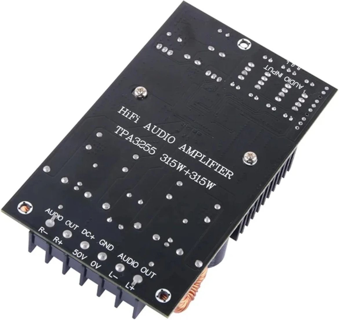 eastra TPA3255, 315W*2 Real RMS Power. Hifi 2.1 Channel Amplifier Board 50VDC 630 W AV Power Amplifier-picture-0