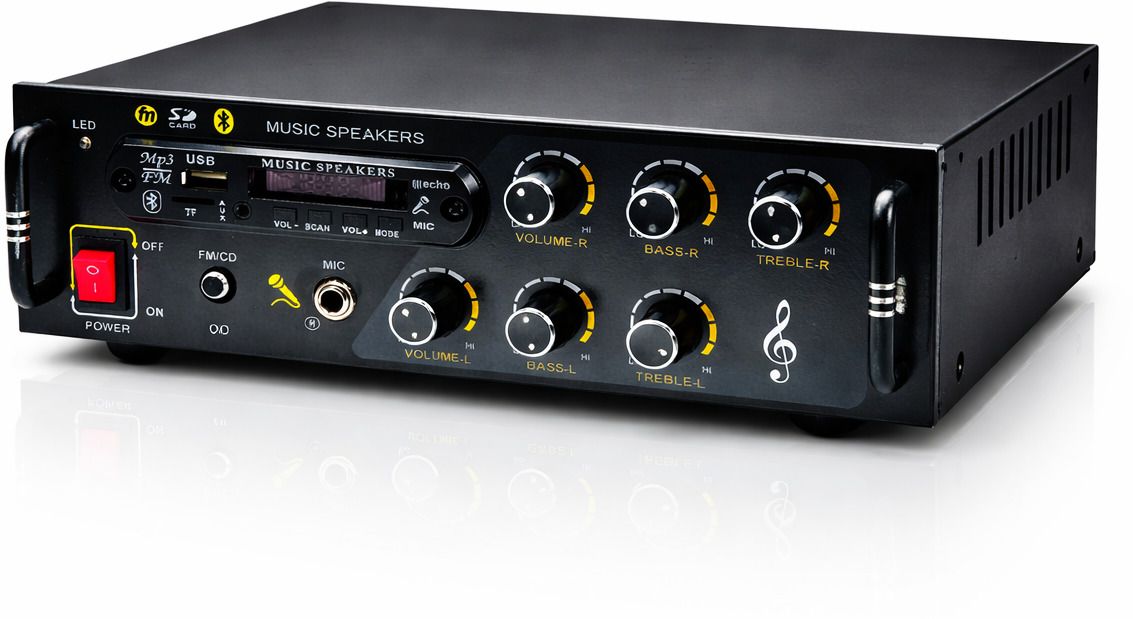 4440 BLUETOOTH AMPLIFIER,DJ MACHINE SOUND,,FM RADIO USB/SD CARD,REMOTE,AUX INPUT 120 W AV Power Amplifier-image-29