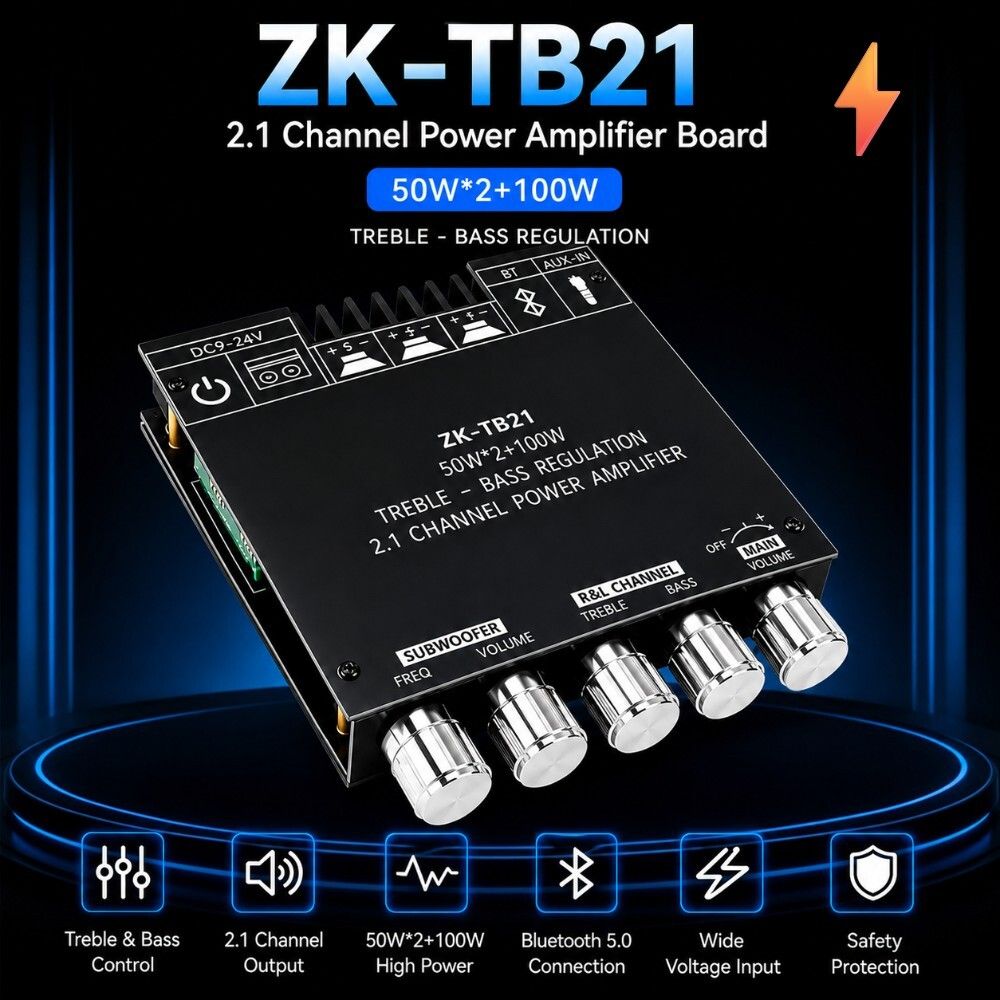 ZK-TB21 200 W AV Power Amplifier-image-26
