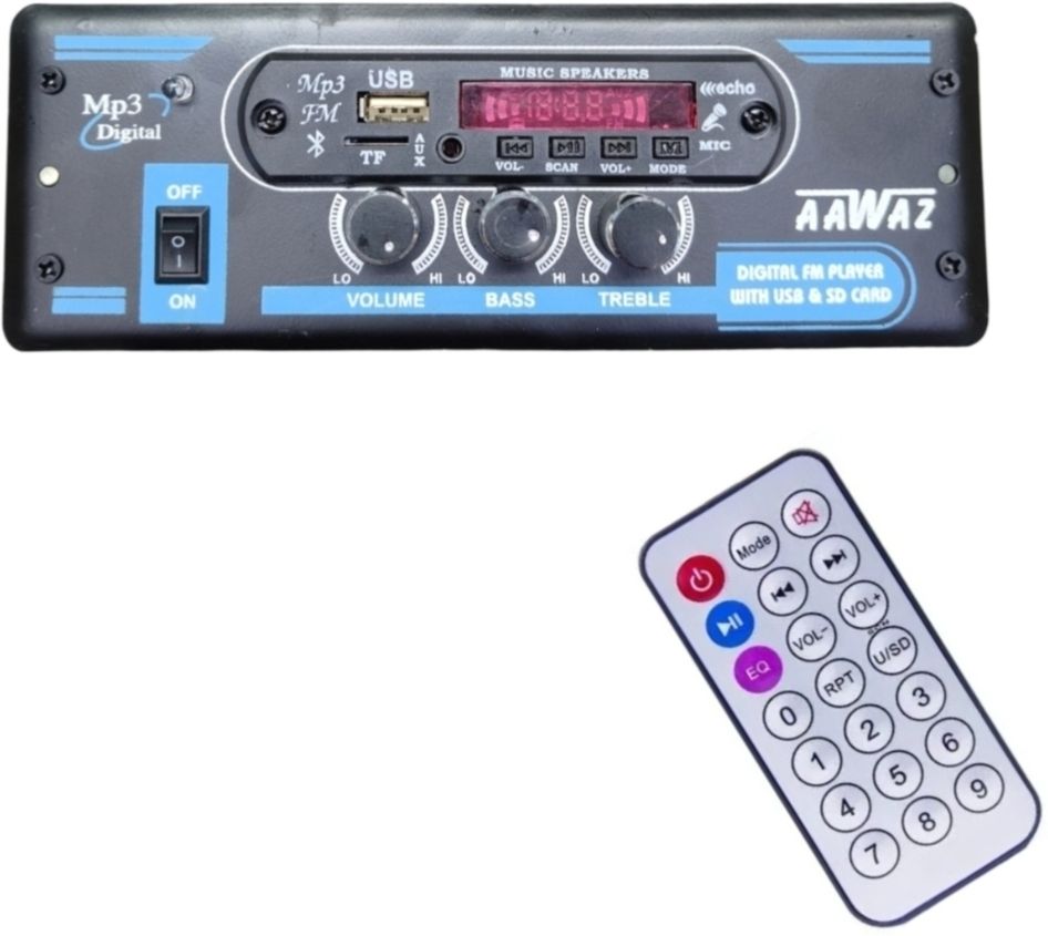 BME 12V 4440 Dual IC Mini Stereo Audio Amplifier With Remote ( Pack Of 1) 75 W AV Control Amplifier-image-38