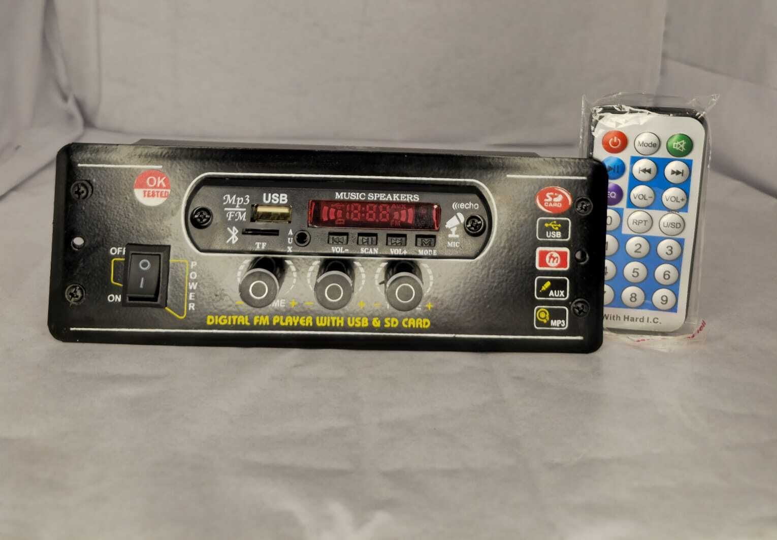 012BLUETOOTH USB AUX FM WITH MIC SLOT 160 W AV Control Amplifier-image-17