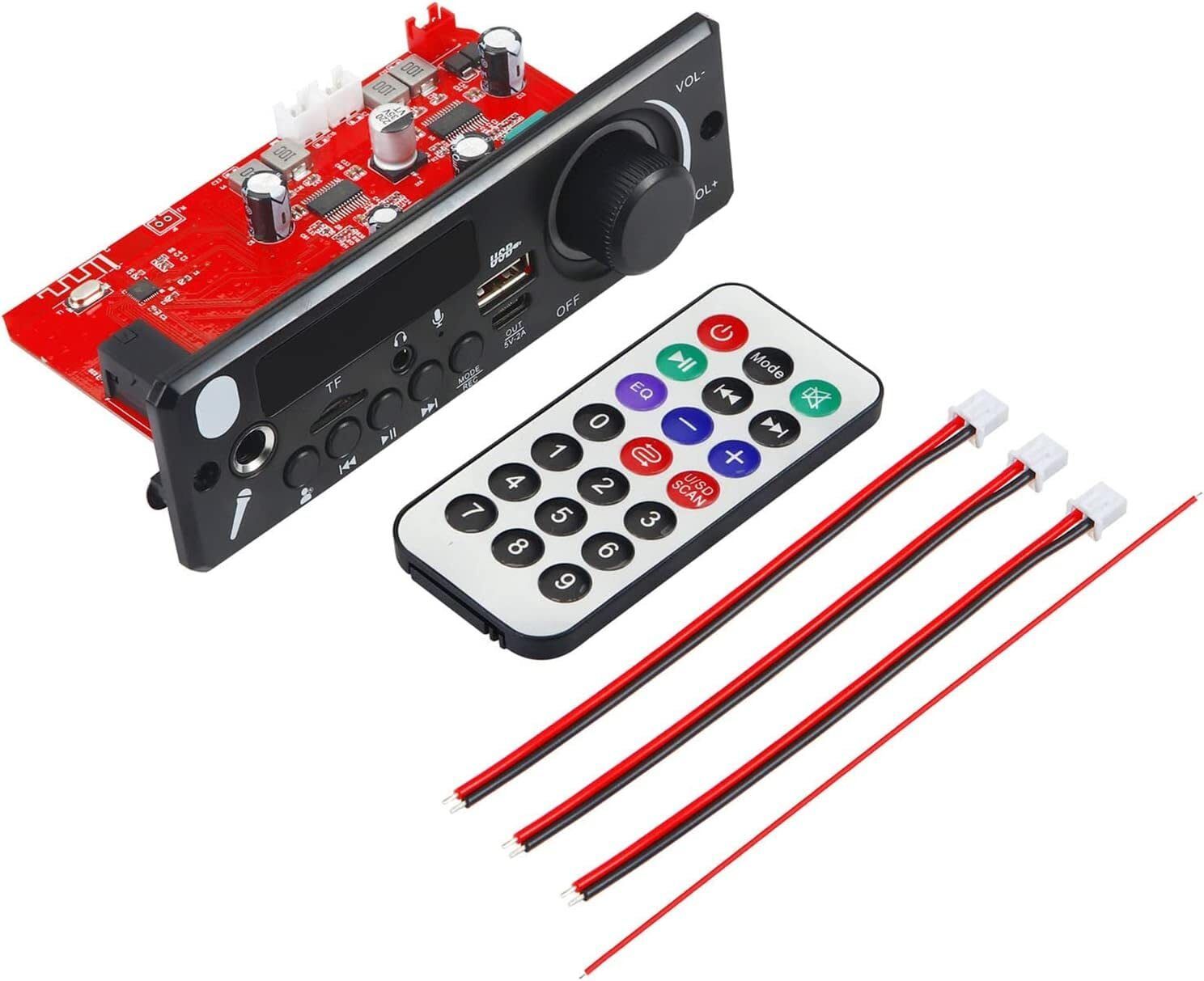 JX-X1 160W Bluetooth MP3 APE Decoder Board input 80 W AV Control Amplifier-image-6