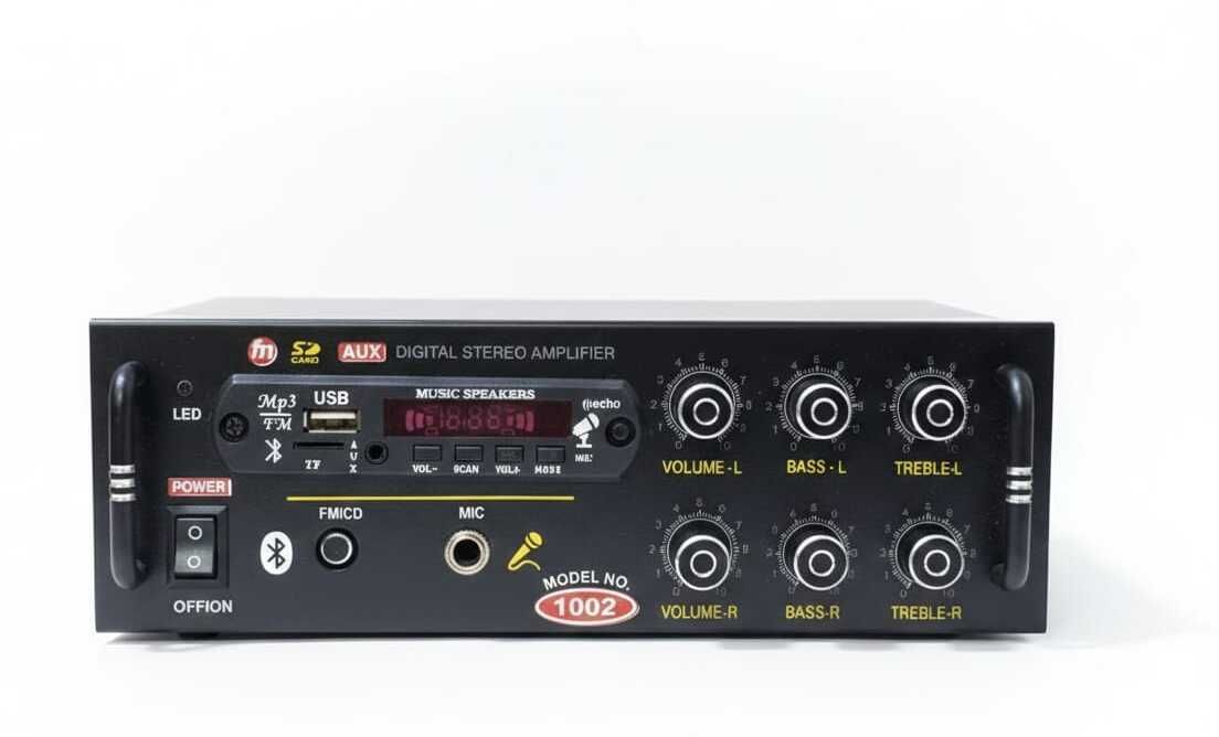 d world 1002M BLUETOOTH USB AUX FM With Mic Slot 160 W AV Control Amplifier-picture-15