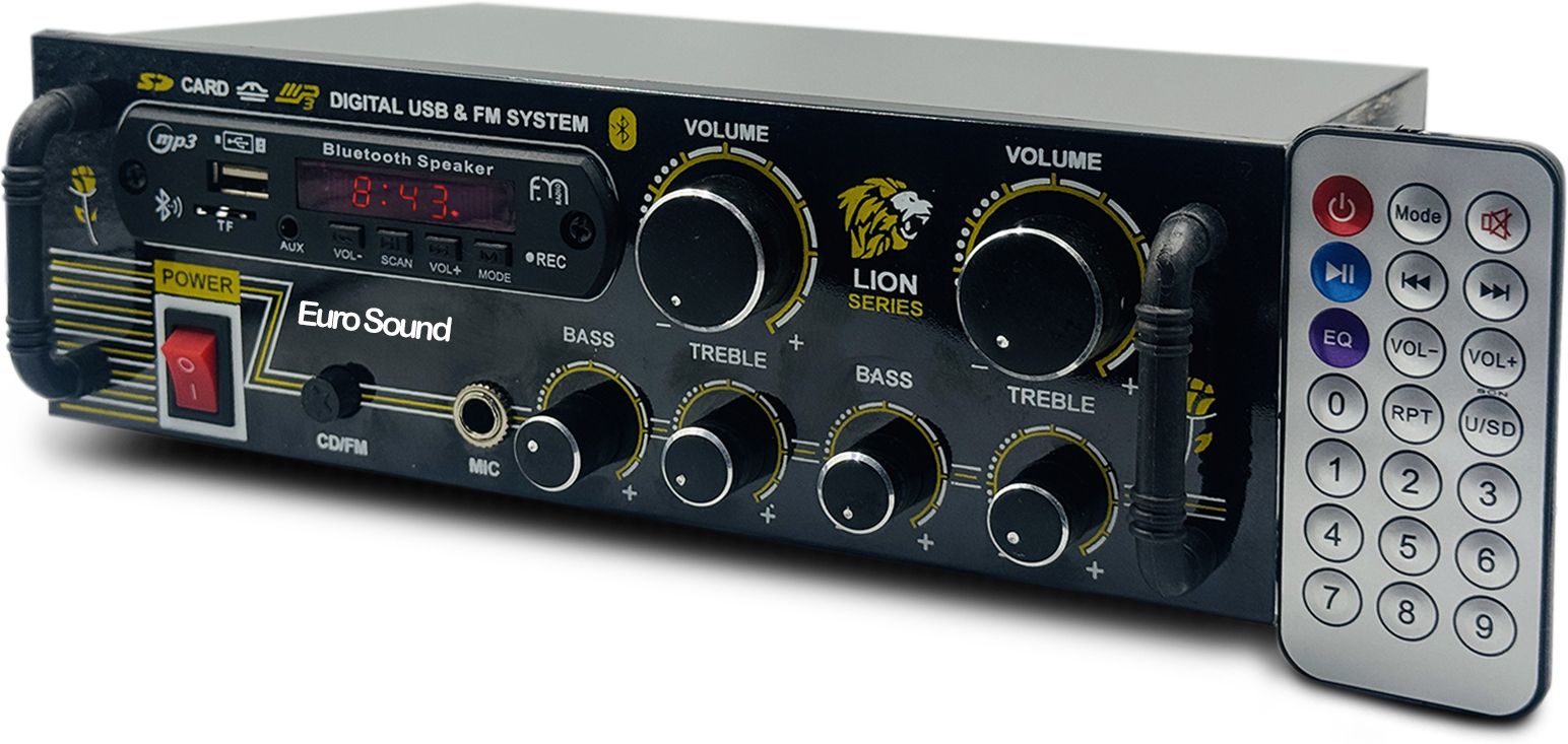 Bluetooth amplifier, amplifier machine, MIC Input USB/SD Card Slot ,AUX Input 120 W AV Power Amplifier-image-18