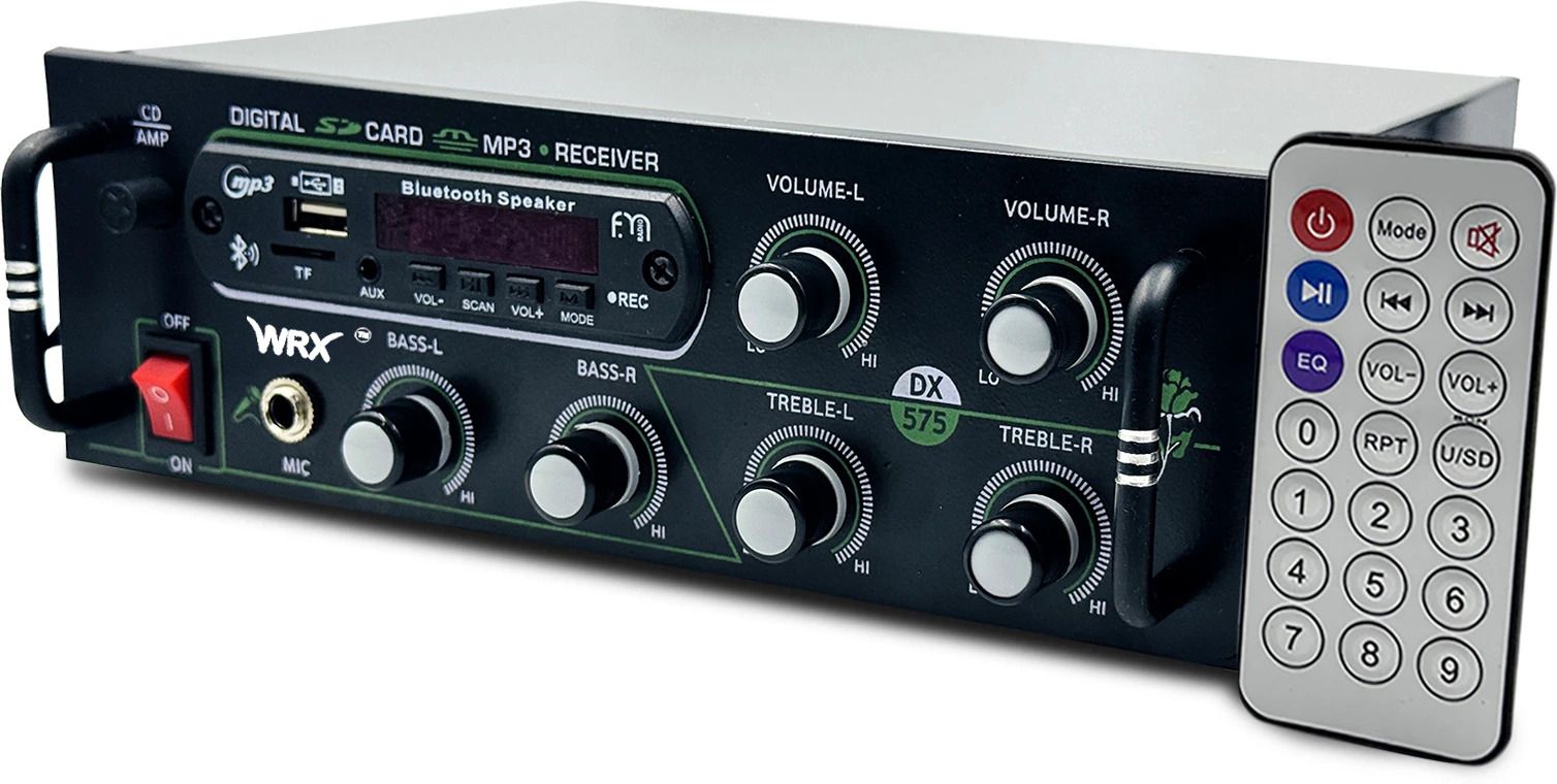 wrx Amplifier Bluetooth USB AUX Input FM Radio SD Card Slot MIC Input Remote Control 160 W AV Power Amplifier-picture-26