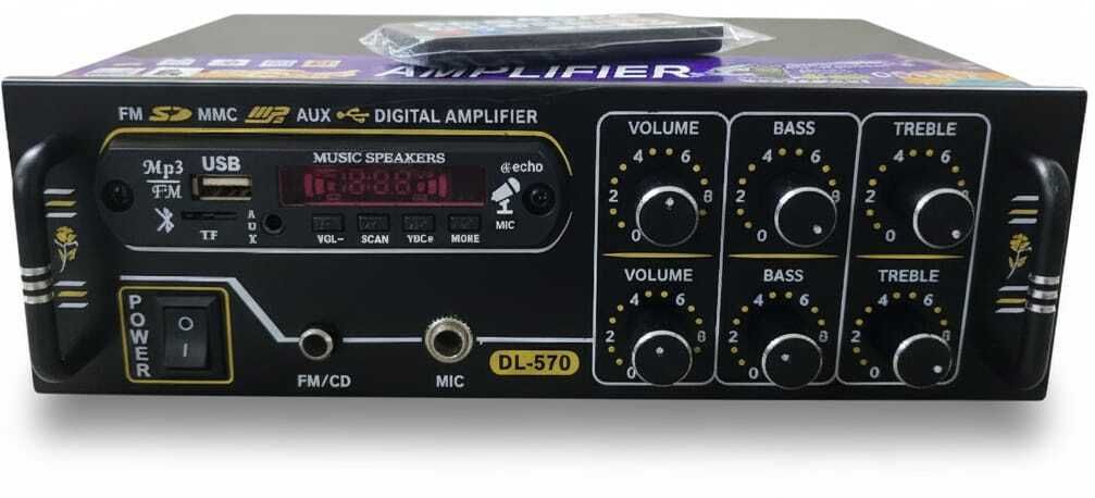 1002 BLUETOOTH USB AUX FM With Mic Slot 160 W AV Control Amplifier