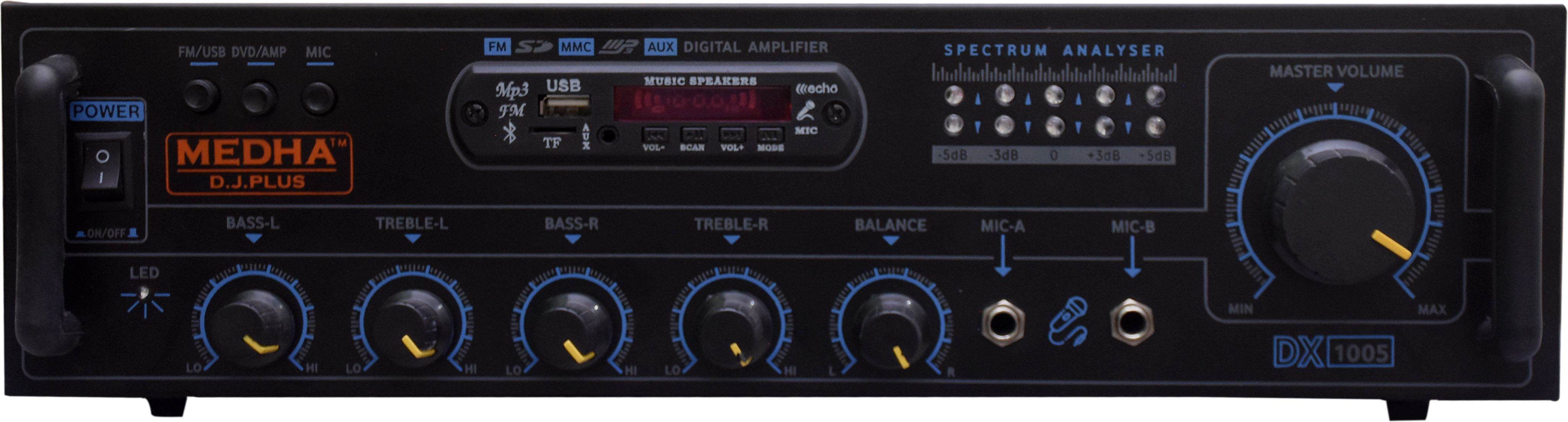 DX-1005 PROFESSIONAL POWERFULL MOSFET AMPLIFIER WITH COOLING FAN INBUILT 700 W AV Power Amplifier