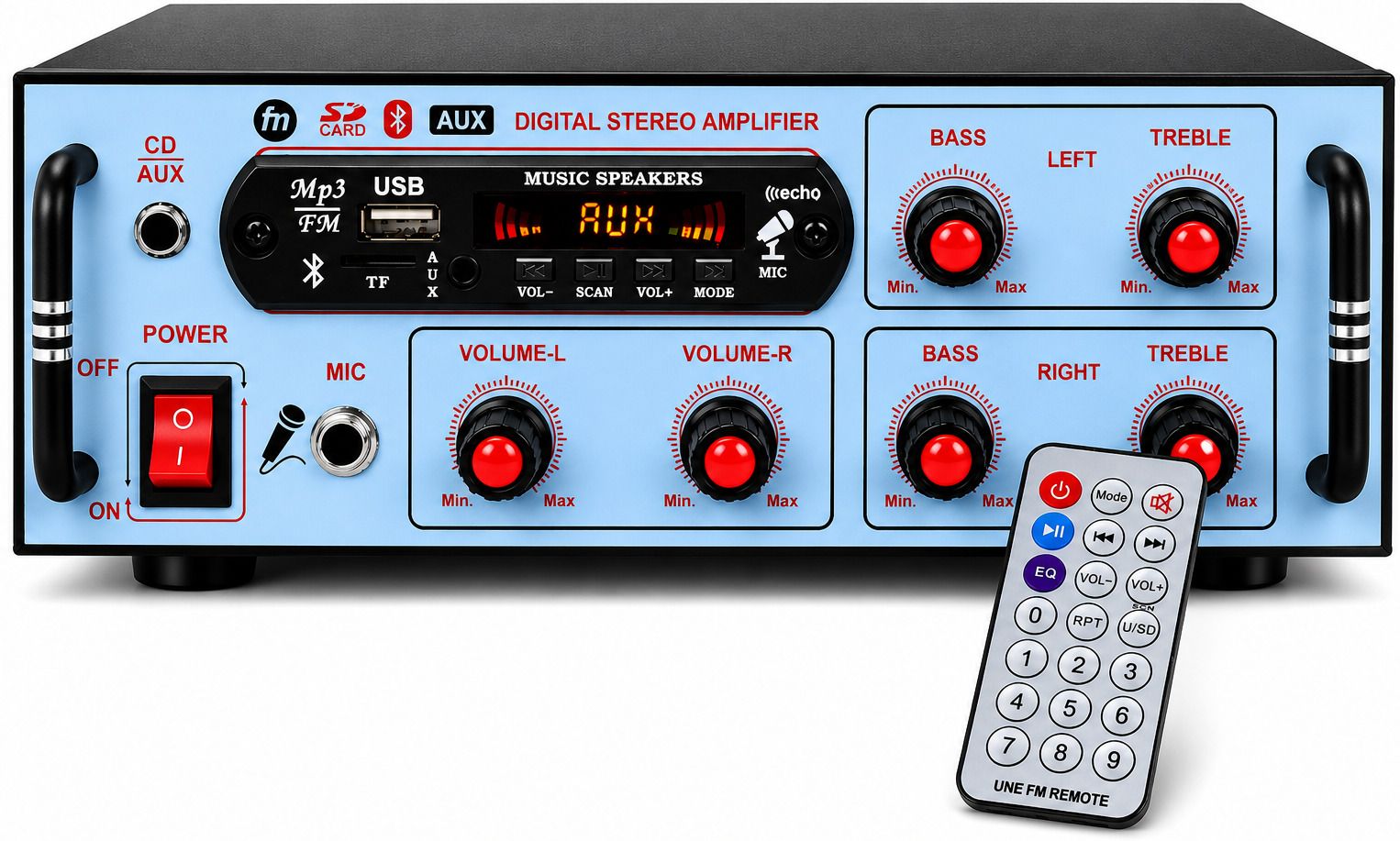 Amplifier audio for subwoofer box speaker 5000 W Blutetooth DJ Speaker Machine 120 W AV Power Amplifier-image-28