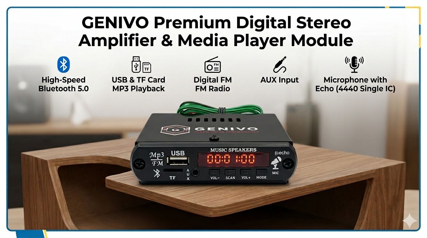 genivo mini amplifier for type of vehicles 12 W AV Control Amplifier-picture-22