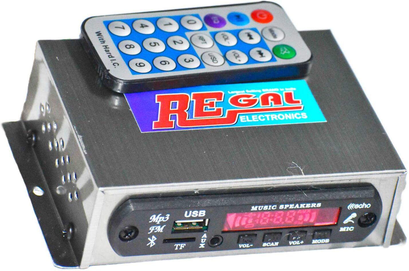 rashri Digital Media Player FM, USB, MP3, Bluetooth 4440 Double ic for Car 20 W AV Power Receiver-picture-10