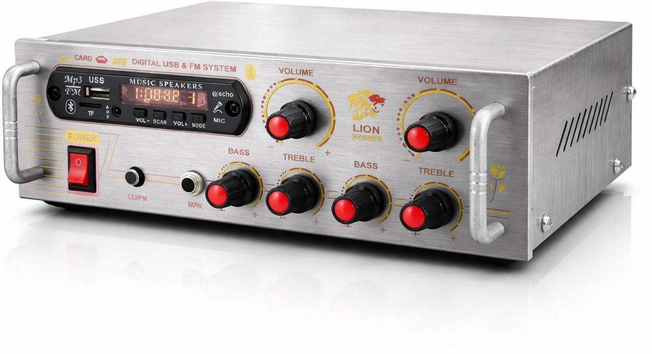 Bluetooth Amplifier DJ Machine Sound Stereo USB/SD Card, FM Radio,4440 Double IC 120 W AV Power Amplifier-image-46