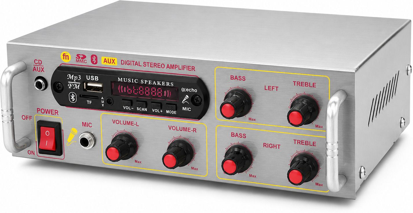 4440 IC DJMachine Amplifier 5000 W Bluetooth/ USB/SD Card /FM/MIC/AUX Input 120 W AV Power Amplifier-image-47