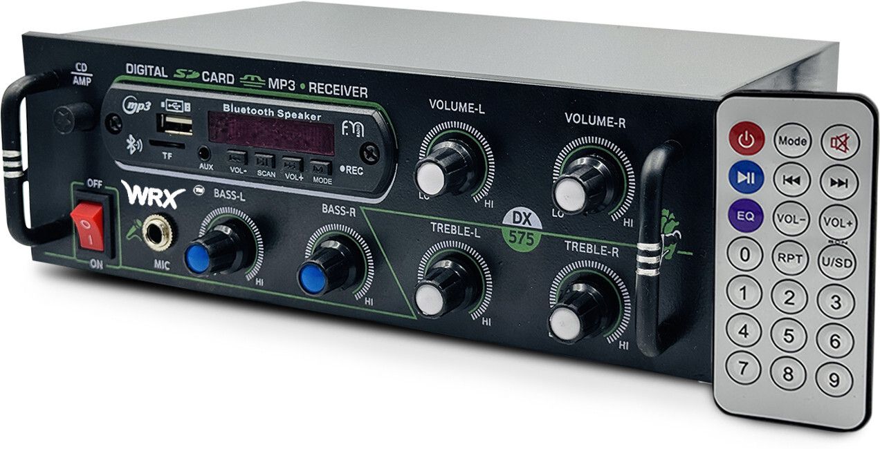 wrx Glossy Cabinet Amplifier Bluetooth USB AUX Input FM Radio SD Card Slot MIC Input 160 W AV Power Amplifier-picture-18