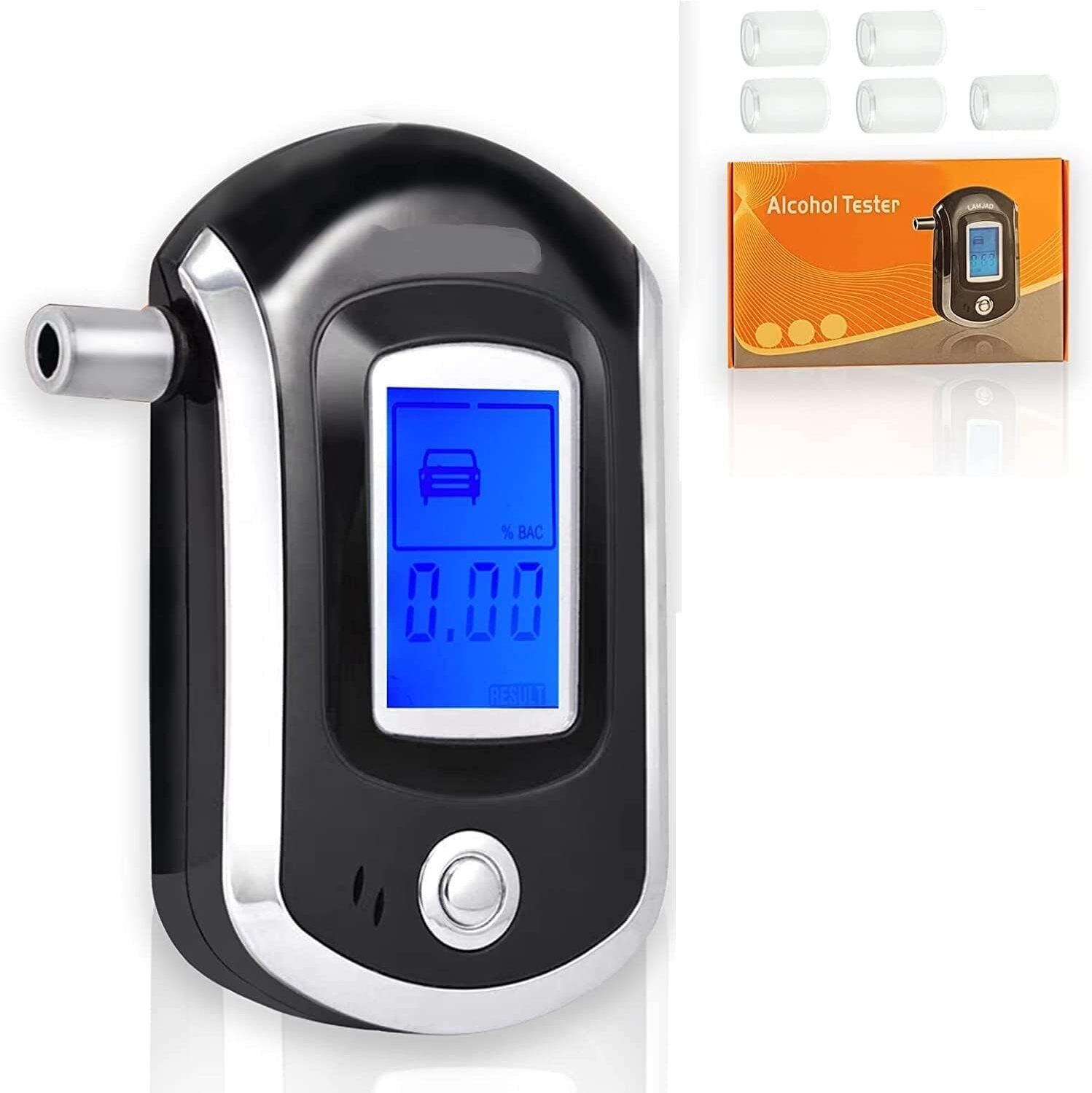real instruments Digital Breath Alcohol Analyzer AT-6000 Portable Breathalyzer Tester Analytical Scale-picture-26