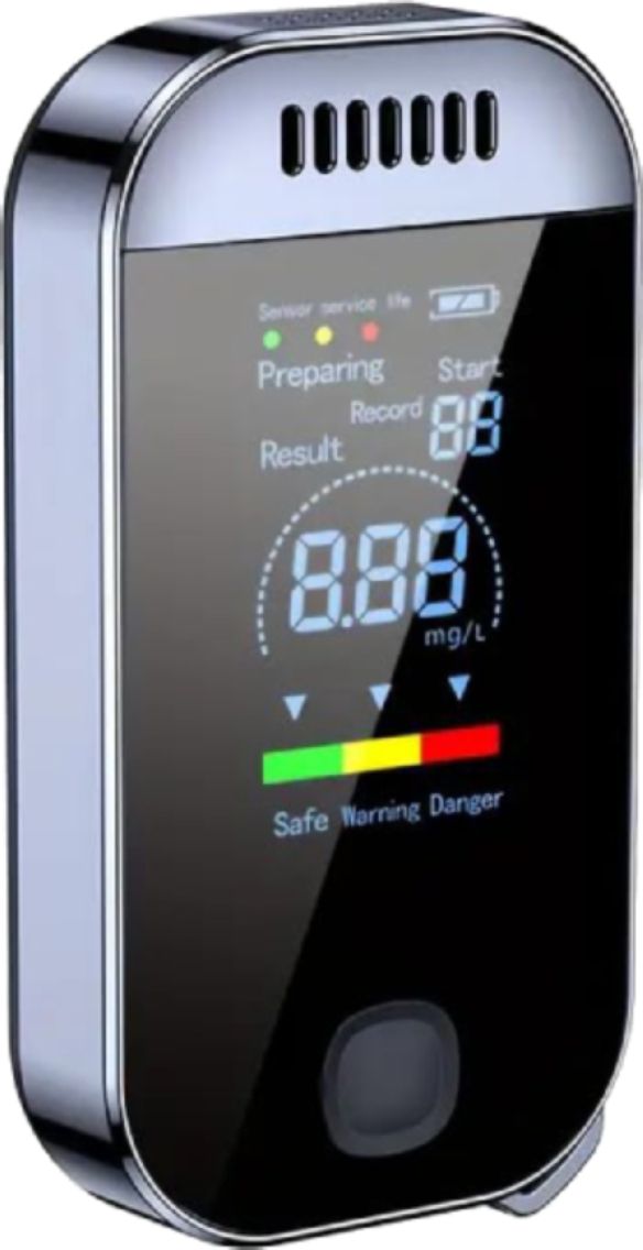 spotview Portable Alcohol Tester Digital Display Non-Contact Breath Analyzer Pack of 1 Analytical Scale-picture-17