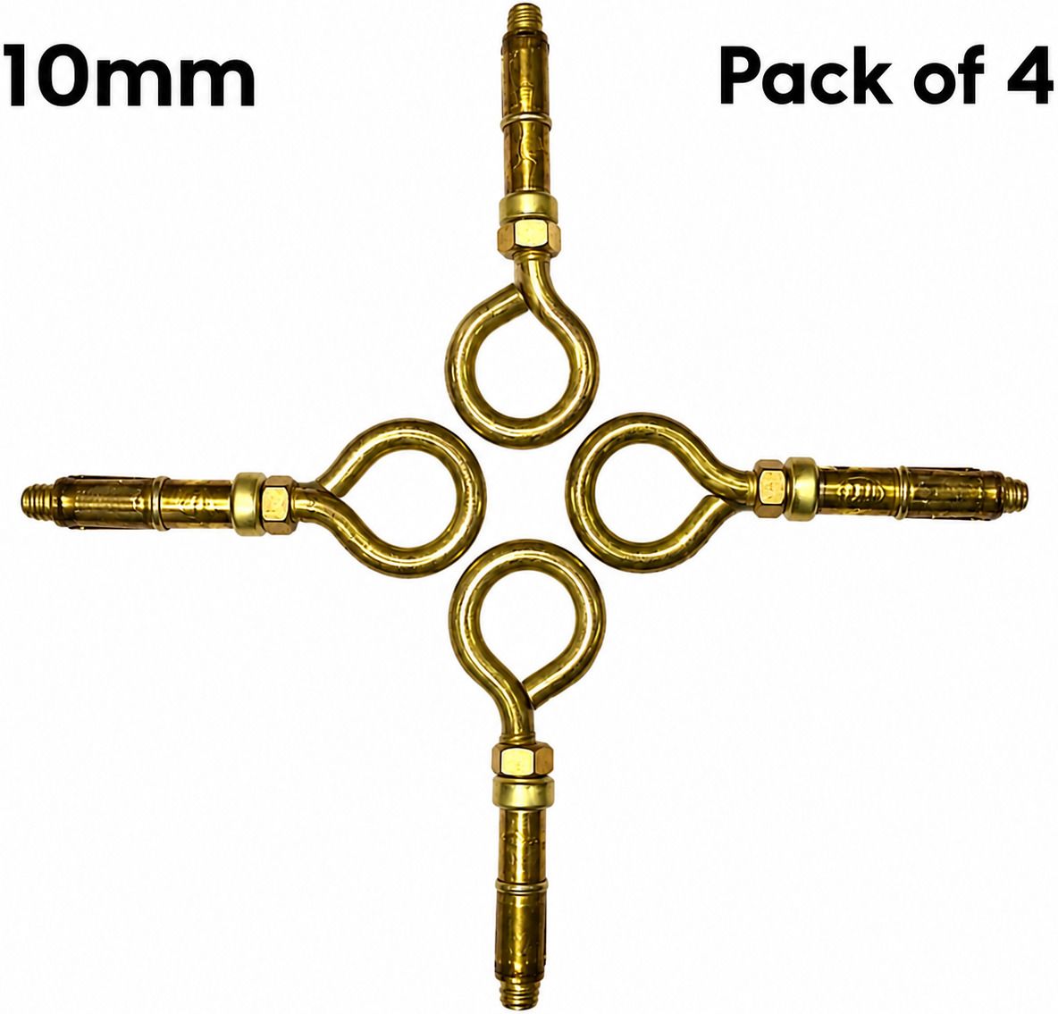 Heavy Duty 10mm Metal Eye Hook Expansion Anchor Bolt Hex Nut Sleeve Anchor-image-6