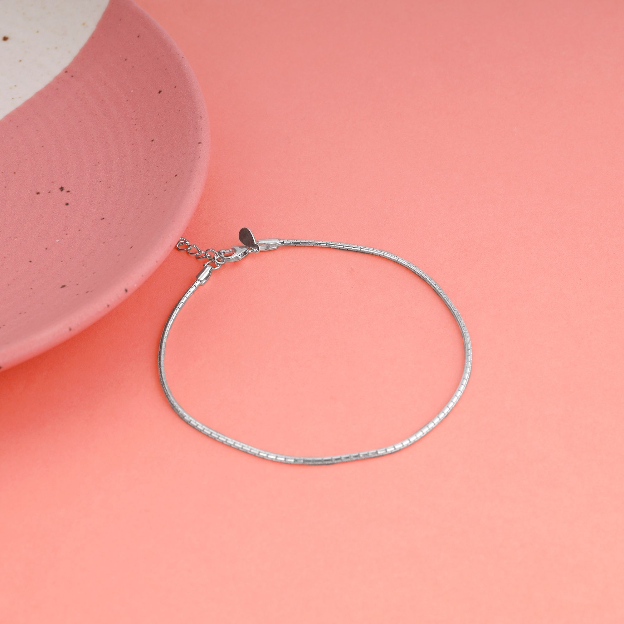 giva 925 Silver Classy Anklet|Gifts for Women|Lifetime Plating|6 Month Warranty Sterling Silver Anklet-picture-26