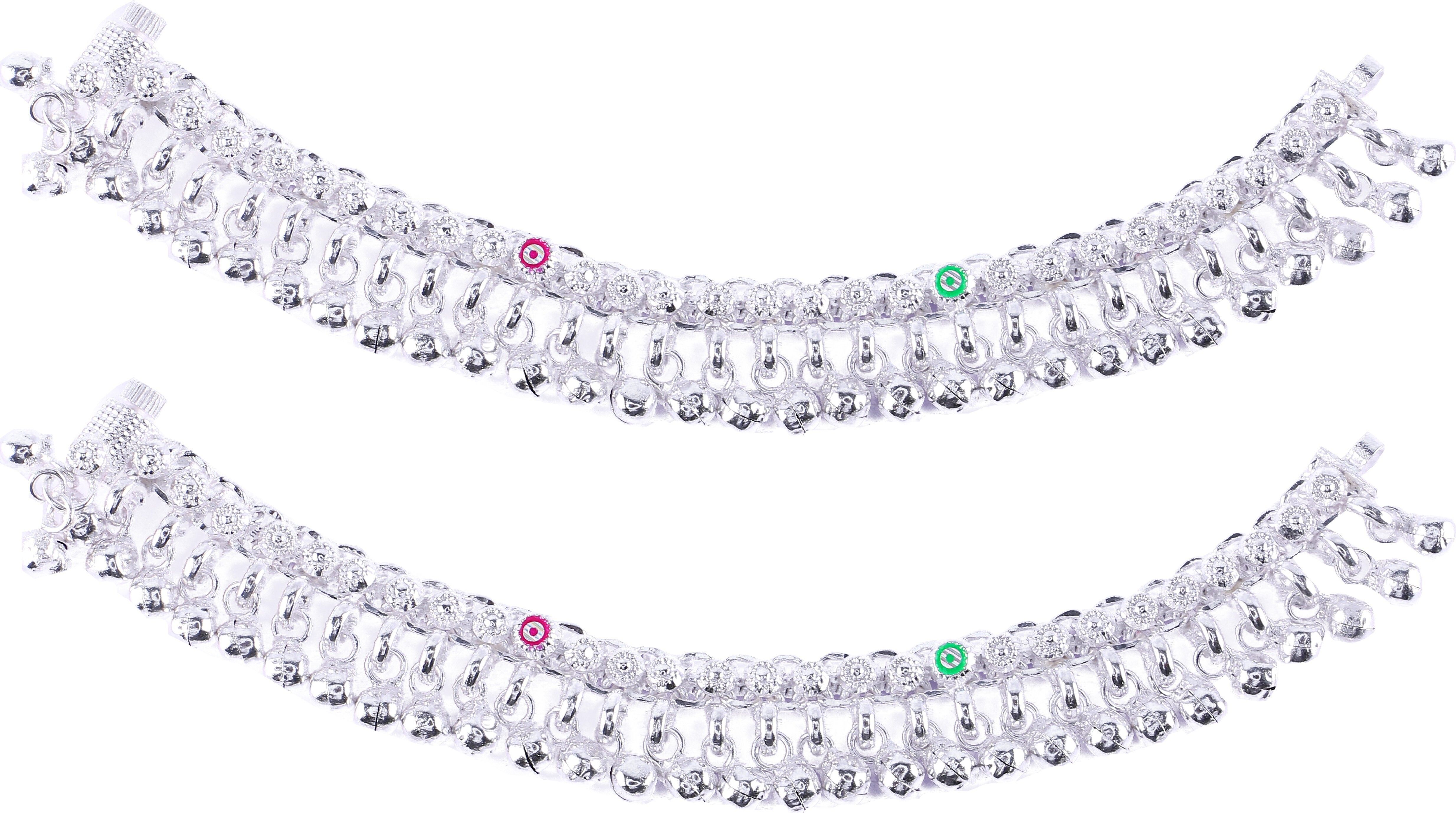 7.inch Baby/girls Super/Sound (3.Year To 5.Years Baby) Silver Anklet